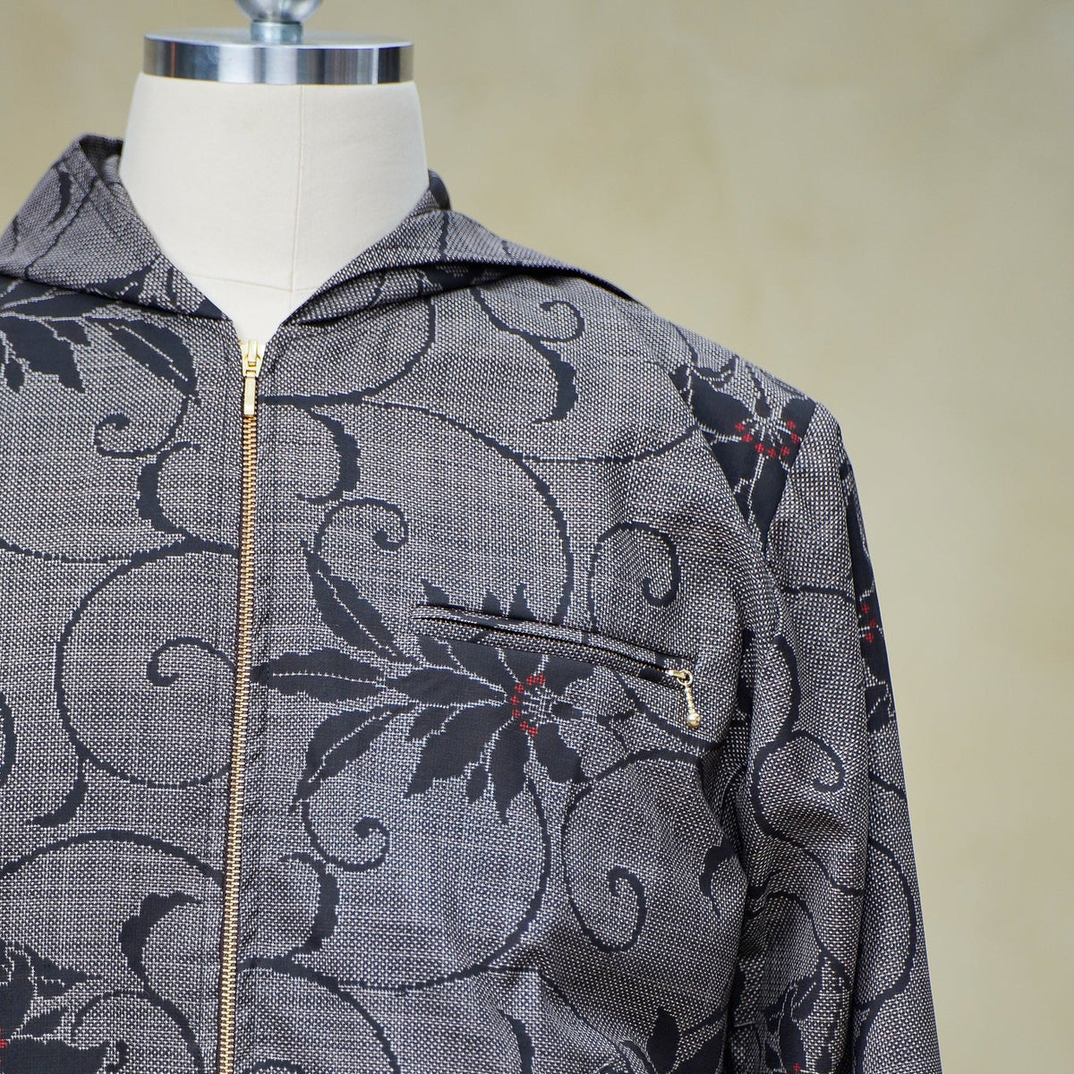 Premium On-hand: Black Loose Fit Oshima Men's Bomber Jacket | LBJ8133 | Large