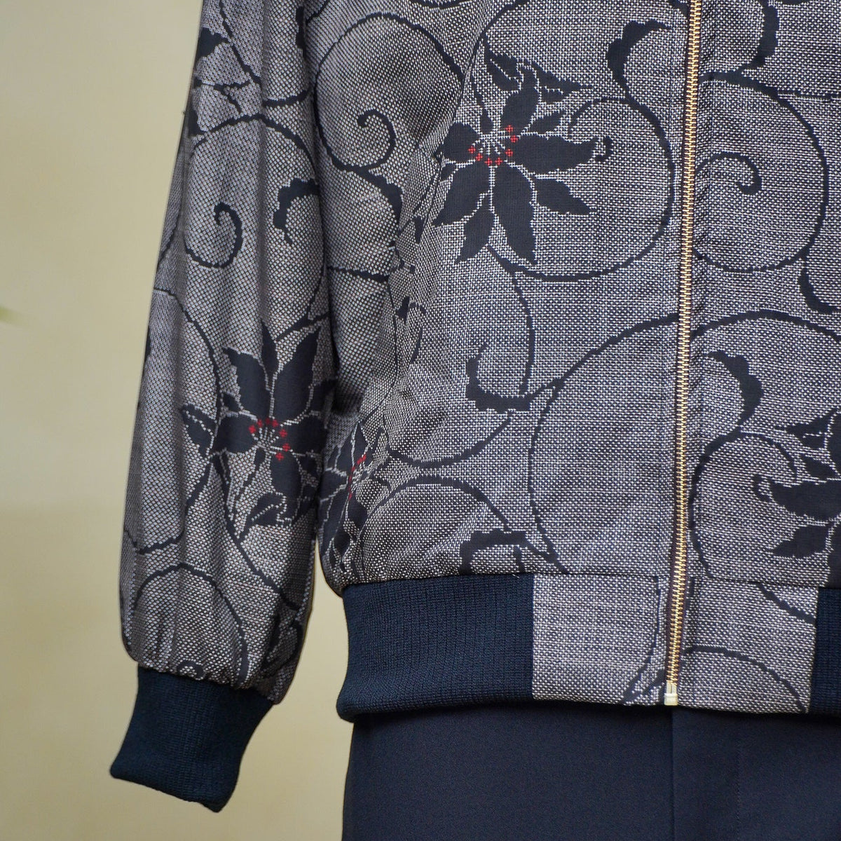 Premium On-hand: Black Loose Fit Oshima Men's Bomber Jacket | LBJ8133 | Large