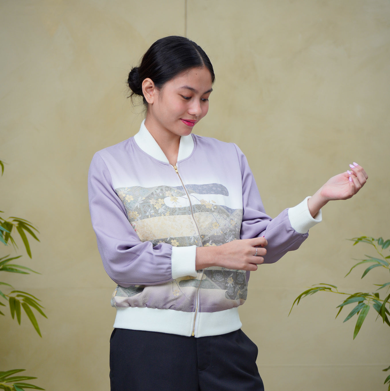 On-hand: Bomber Jacket | BJ8177M MB LAVENDER