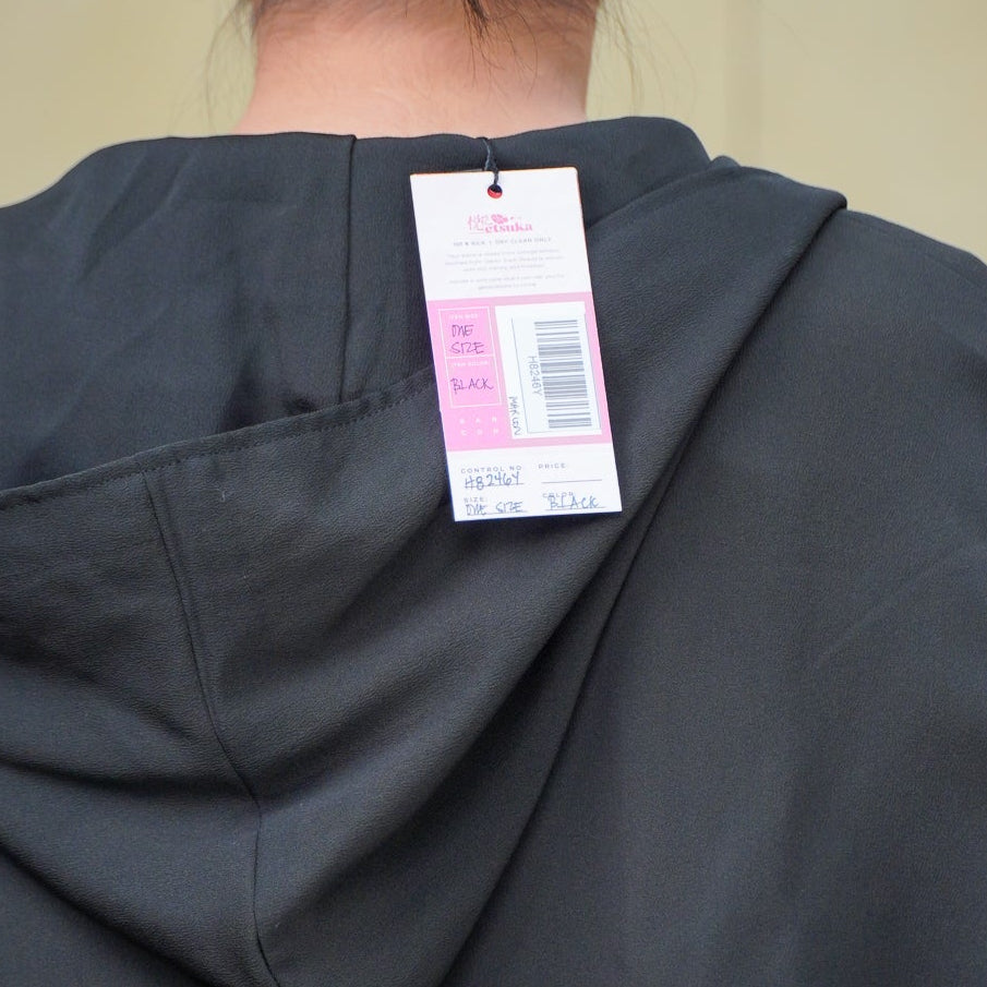 Premium On-hand: Black Hoodie | H8246Y
