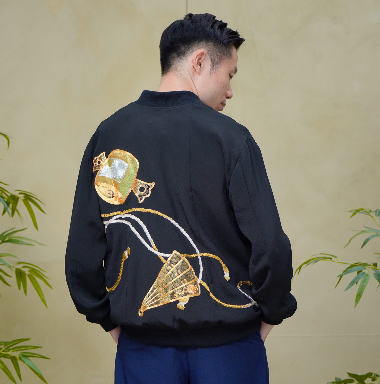 On-hand: Men's Bomber Jacket | BJ8136M BLACK Large