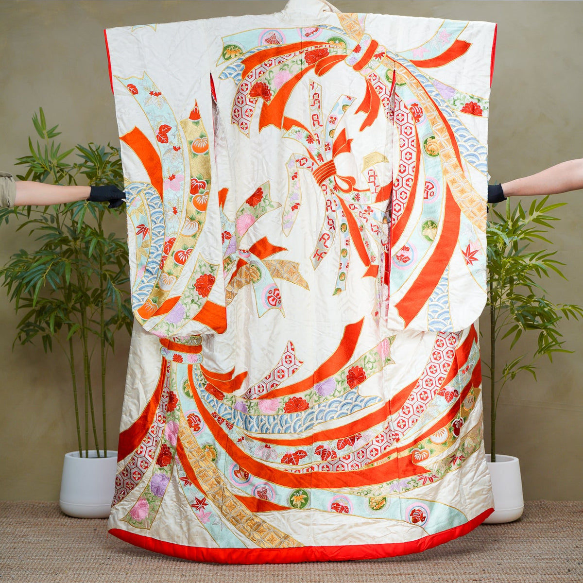 Premium Uchikake Fabric: 0423-03 | Ethereal Mosaic