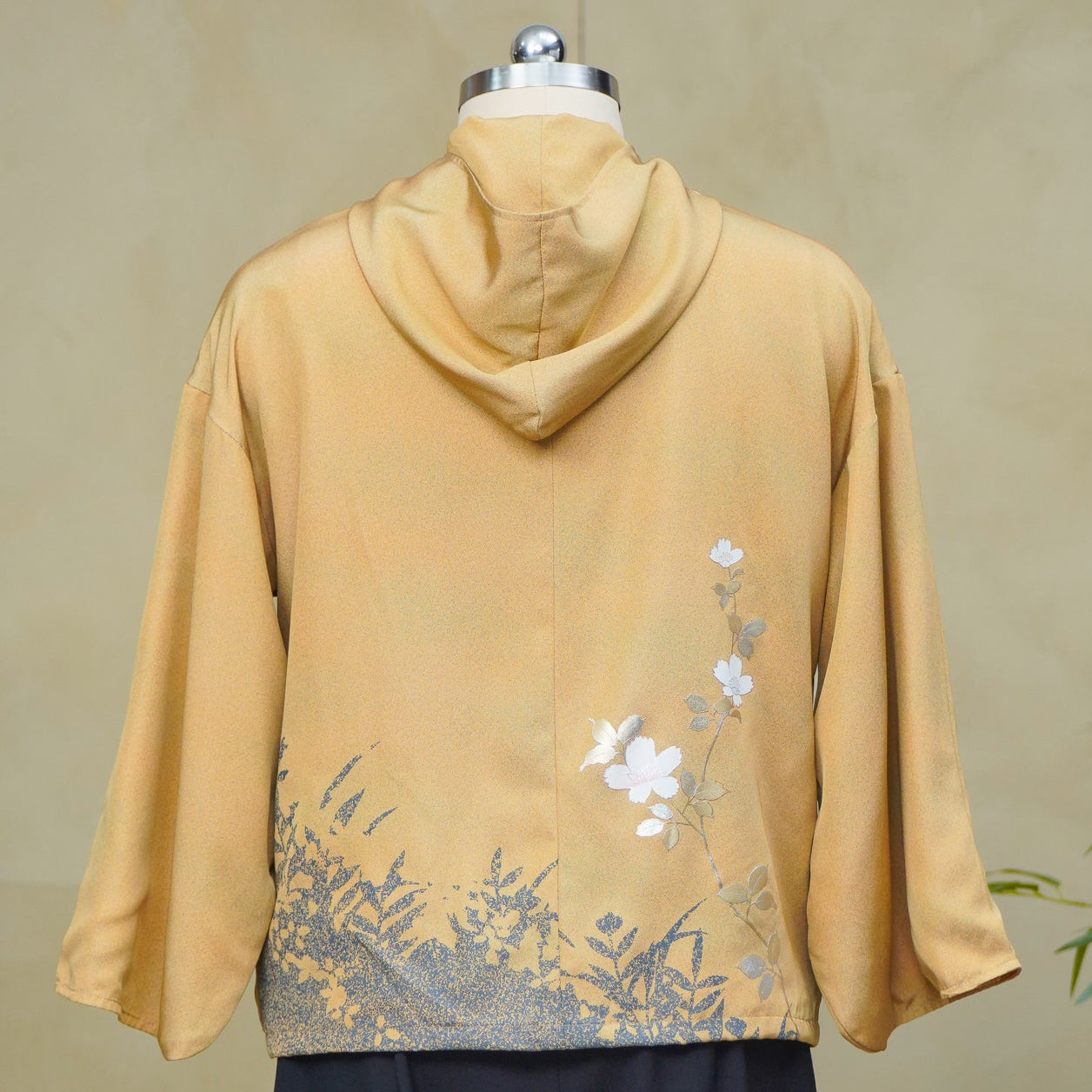 On-hand: Gold Hoodie With Zipper | HWZ8212Y