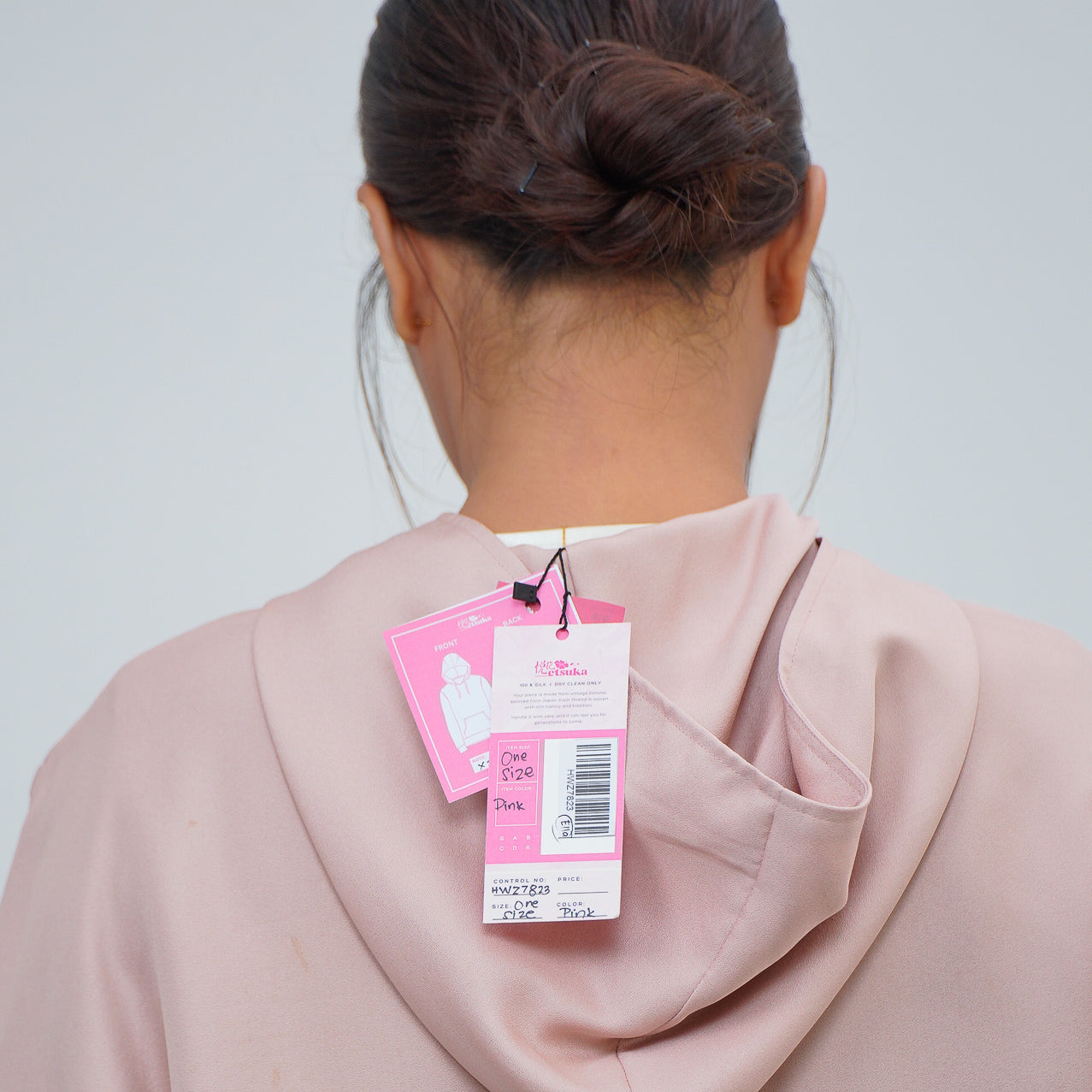 Premium On-hand: Pink Hoodie With Zipper | HWZ7823