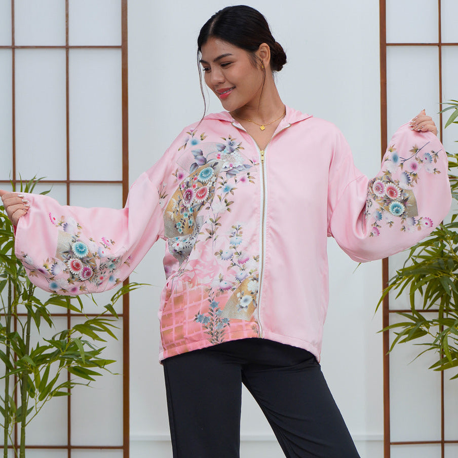 Premium On-hand: Pink Hoodie With Zipper | HWZ7911Y