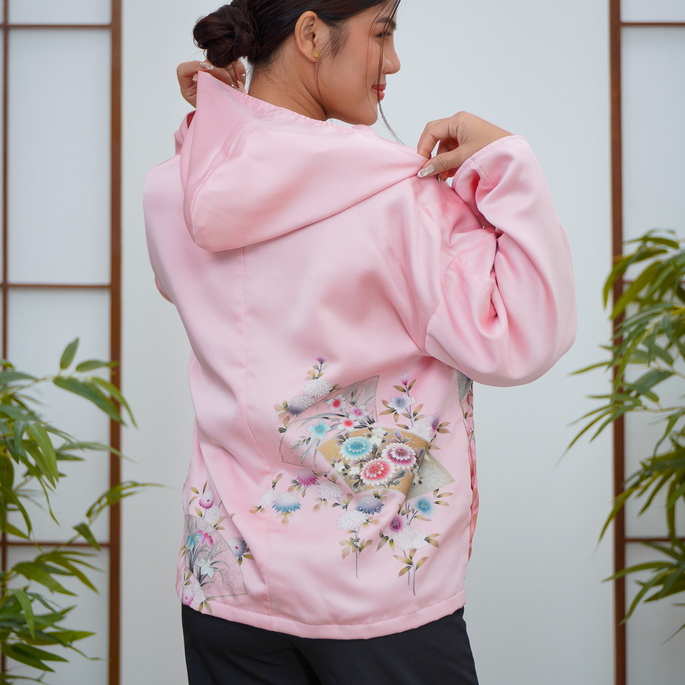 Premium On-hand: Pink Hoodie With Zipper | HWZ7911Y