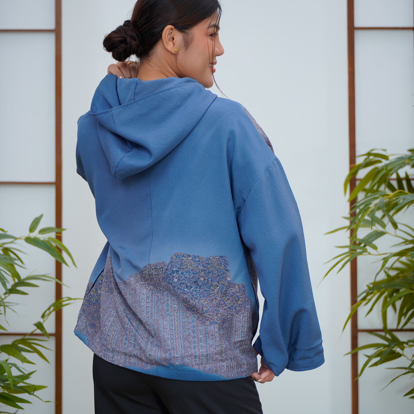 Premium On-hand: Rare Blue Hoodie With Zipper | HWZ8077Y