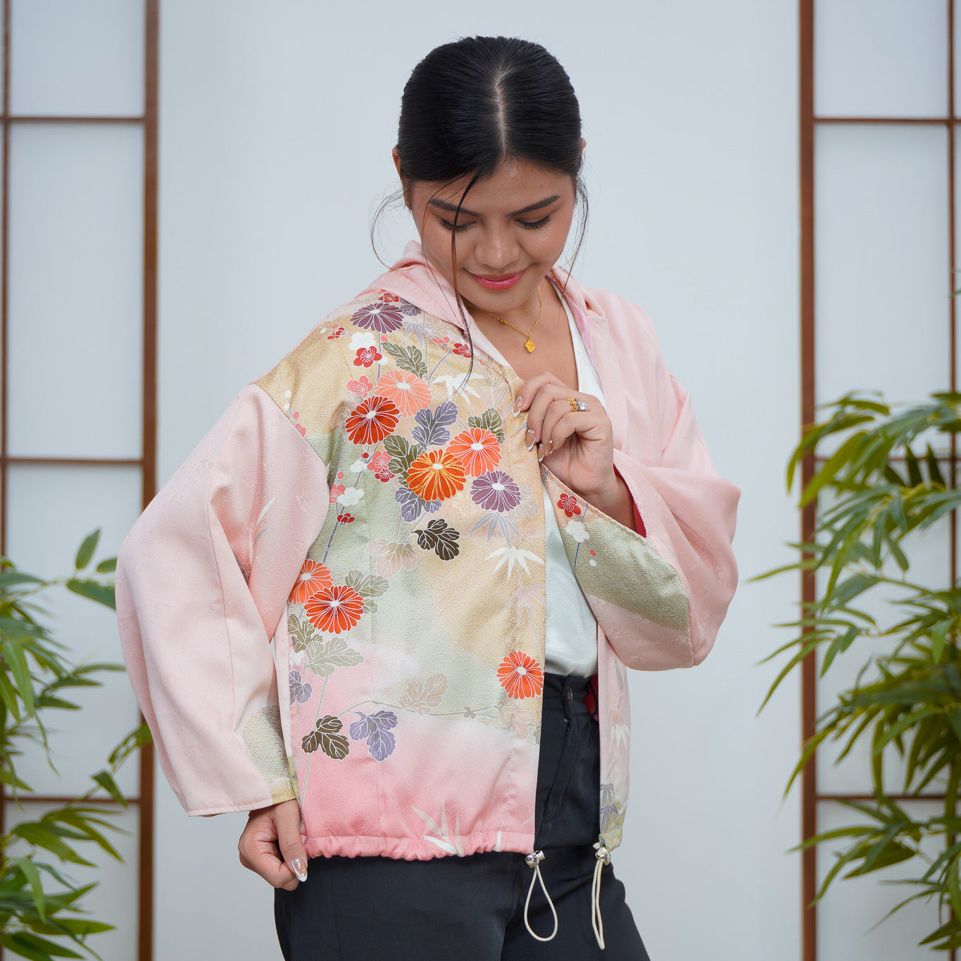 Premium On-hand: Pink Kodomo Hoodie | HK8079Y | Small