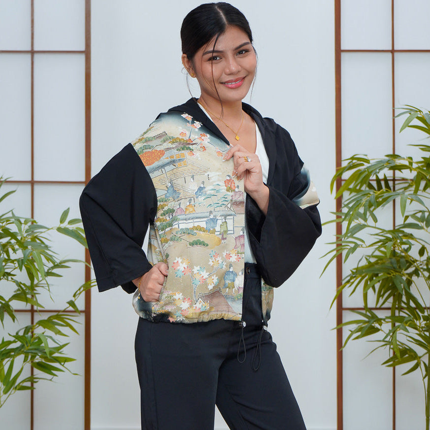 Premium On-hand: Black Kodomo Hoodie | HK7714Y | Small
