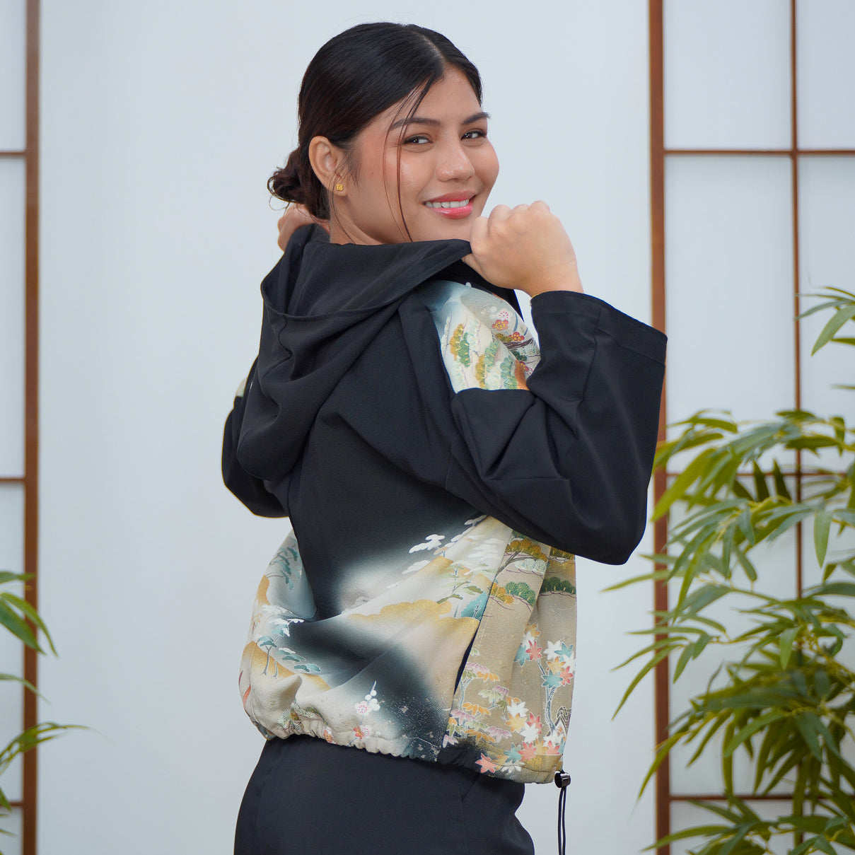 Premium On-hand: Black Kodomo Hoodie | HK7714Y | Small