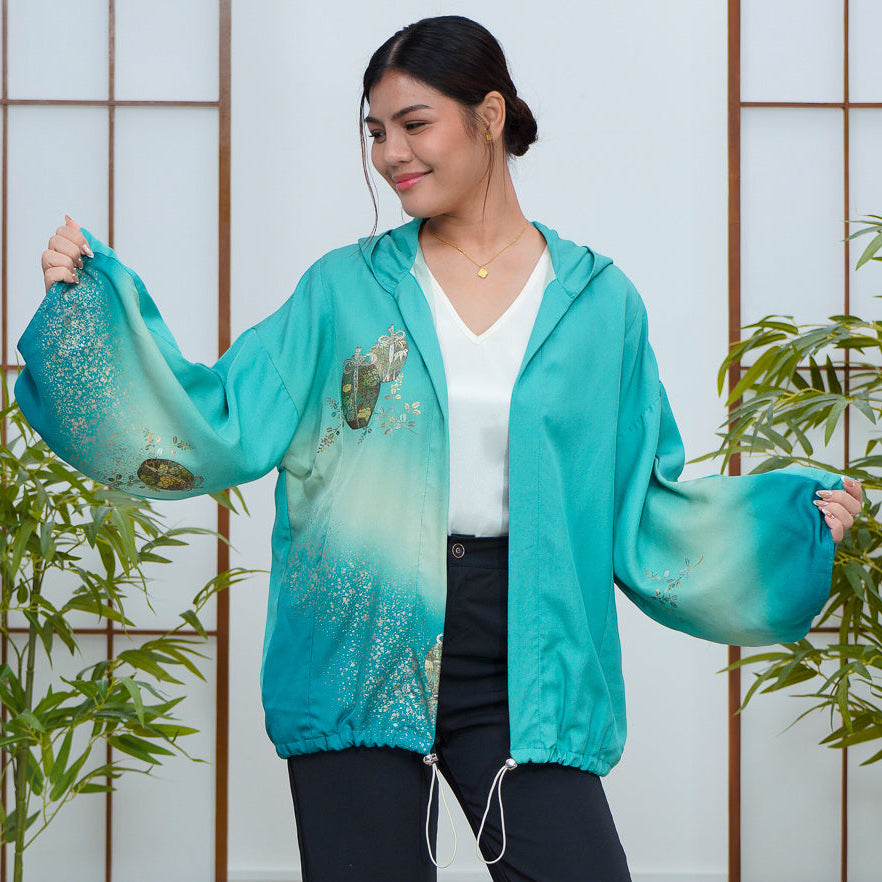 Premium On-hand: Green Hoodie | H8102Y | Rare teal colors