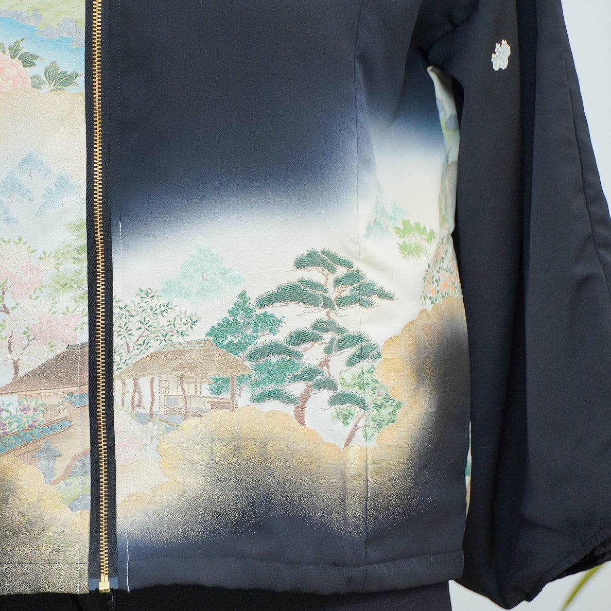 Premium On-hand: Black Hoodie With Zipper | HWZ8072Y