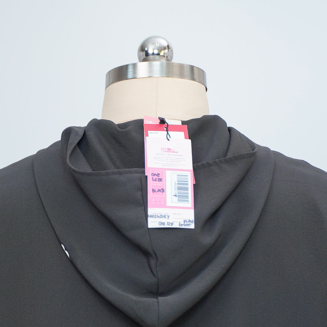 Premium On-hand: Black Hoodie With Zipper | HWZ6215Y