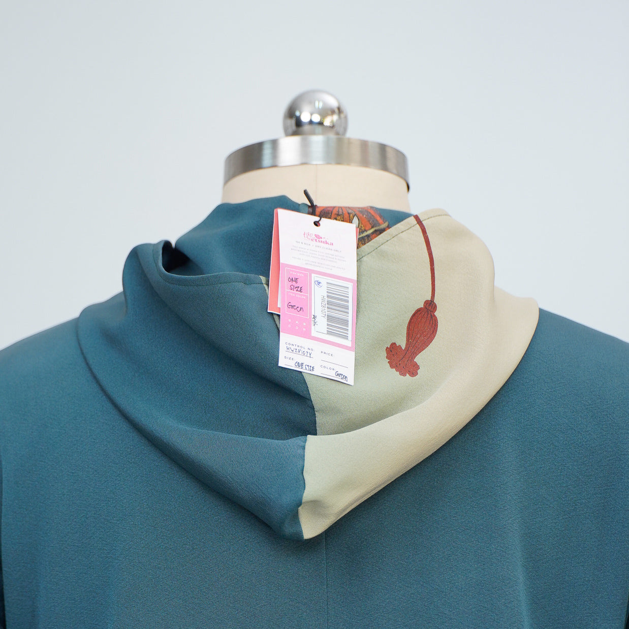 Premium On-hand: Green Hoodie With Zipper | HWZ8107Y