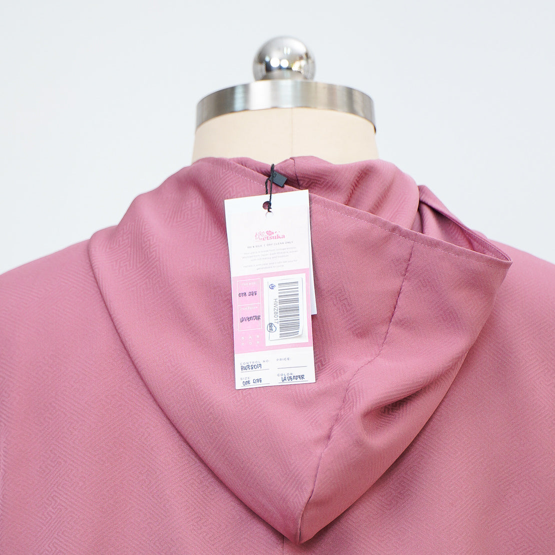 Premium On-hand: Lavender Hoodie With Zipper | HWZ8017Y