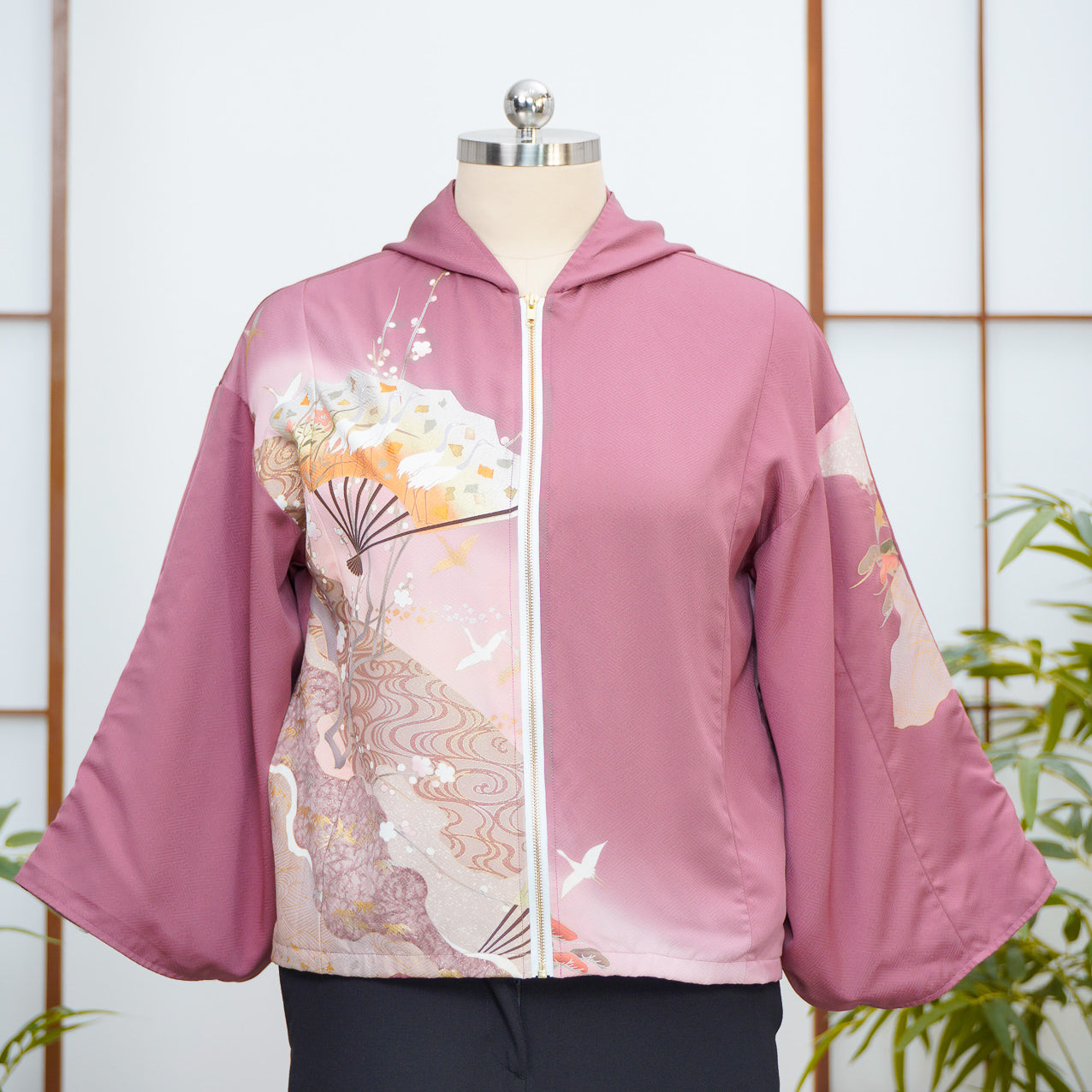 Premium On-hand: Lavender Hoodie With Zipper | HWZ8017Y