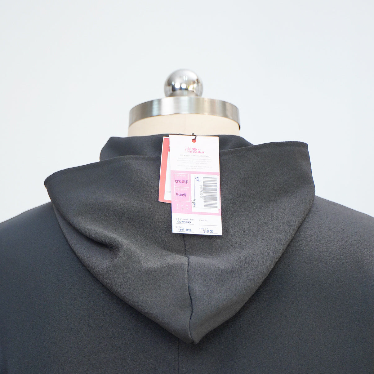 Premium On-hand: Black Hoodie With Zipper | HWZ8104