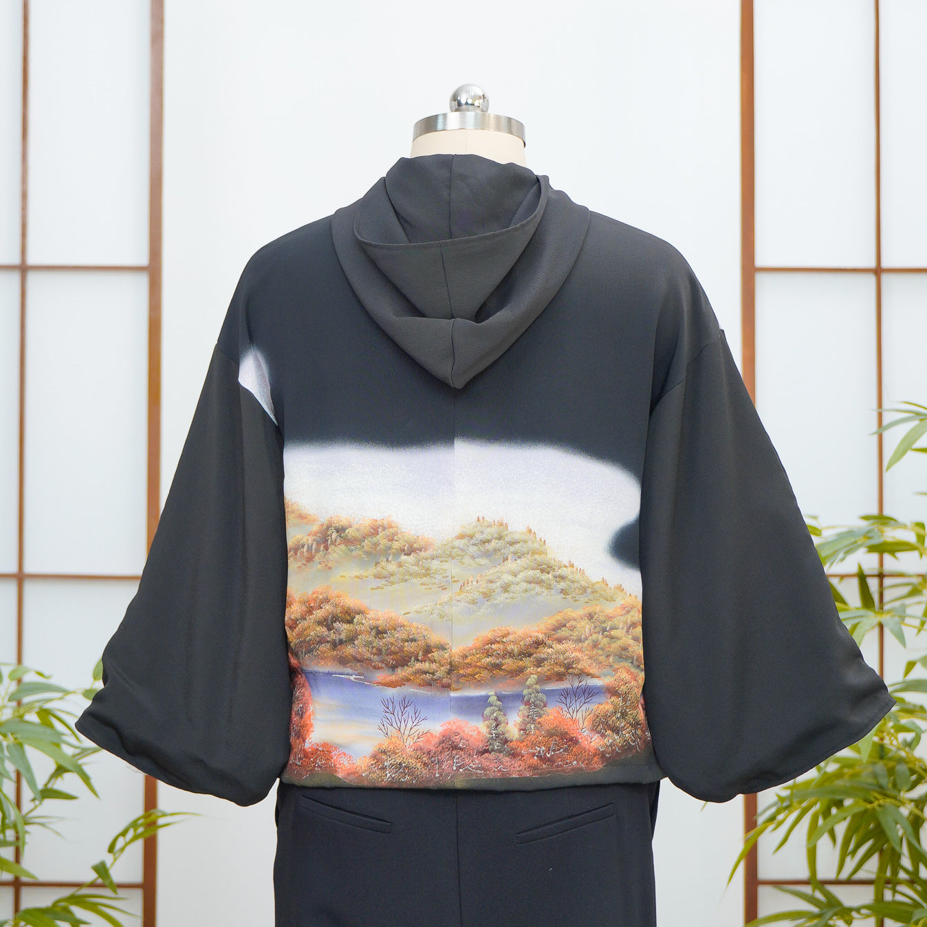 Premium On-hand: Black Hoodie With Zipper | HWZ8104