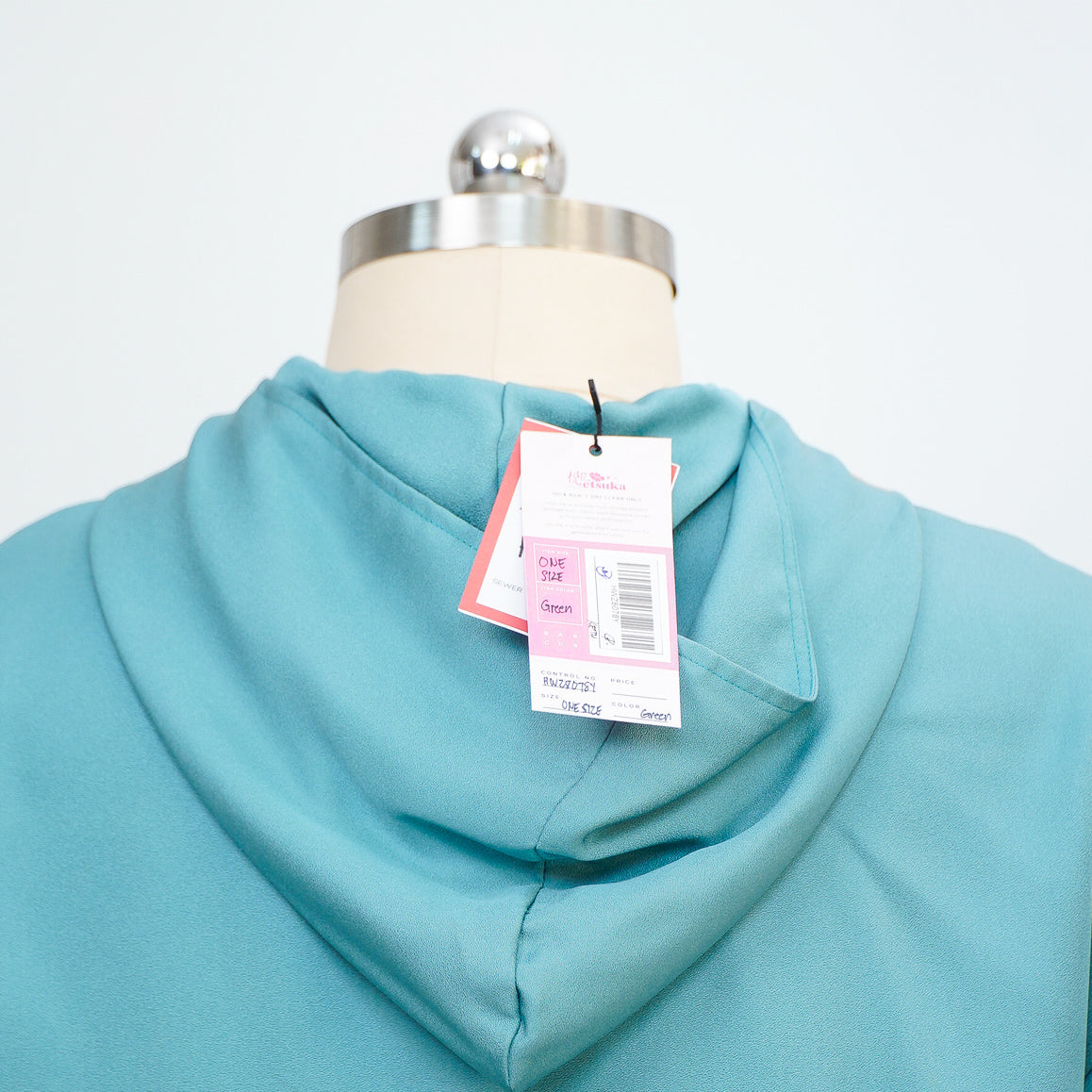 Premium On-hand: Green Hoodie With Zipper | HWZ8078Y