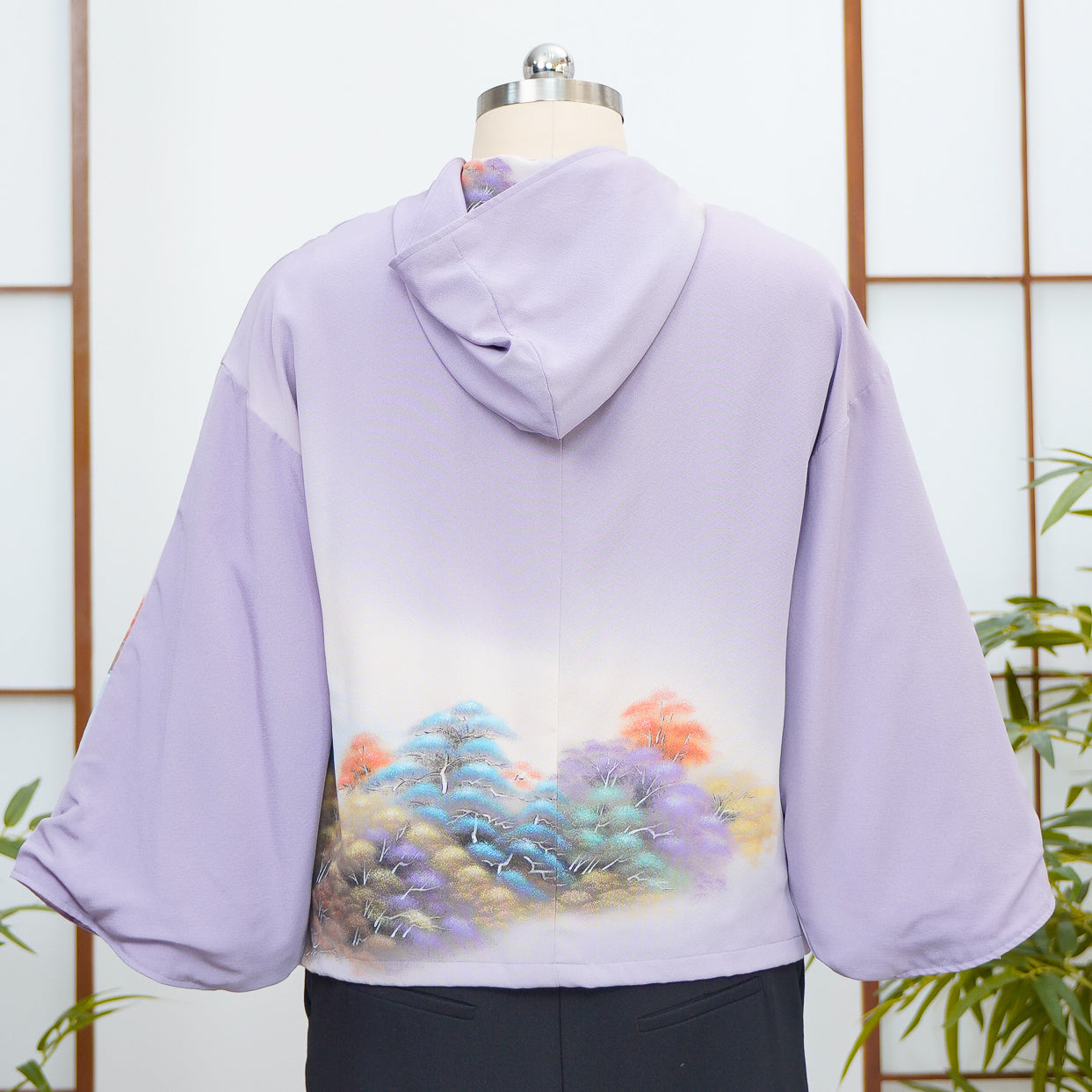 Premium On-hand: Lavender Hoodie With Zipper | HWZ7912Y
