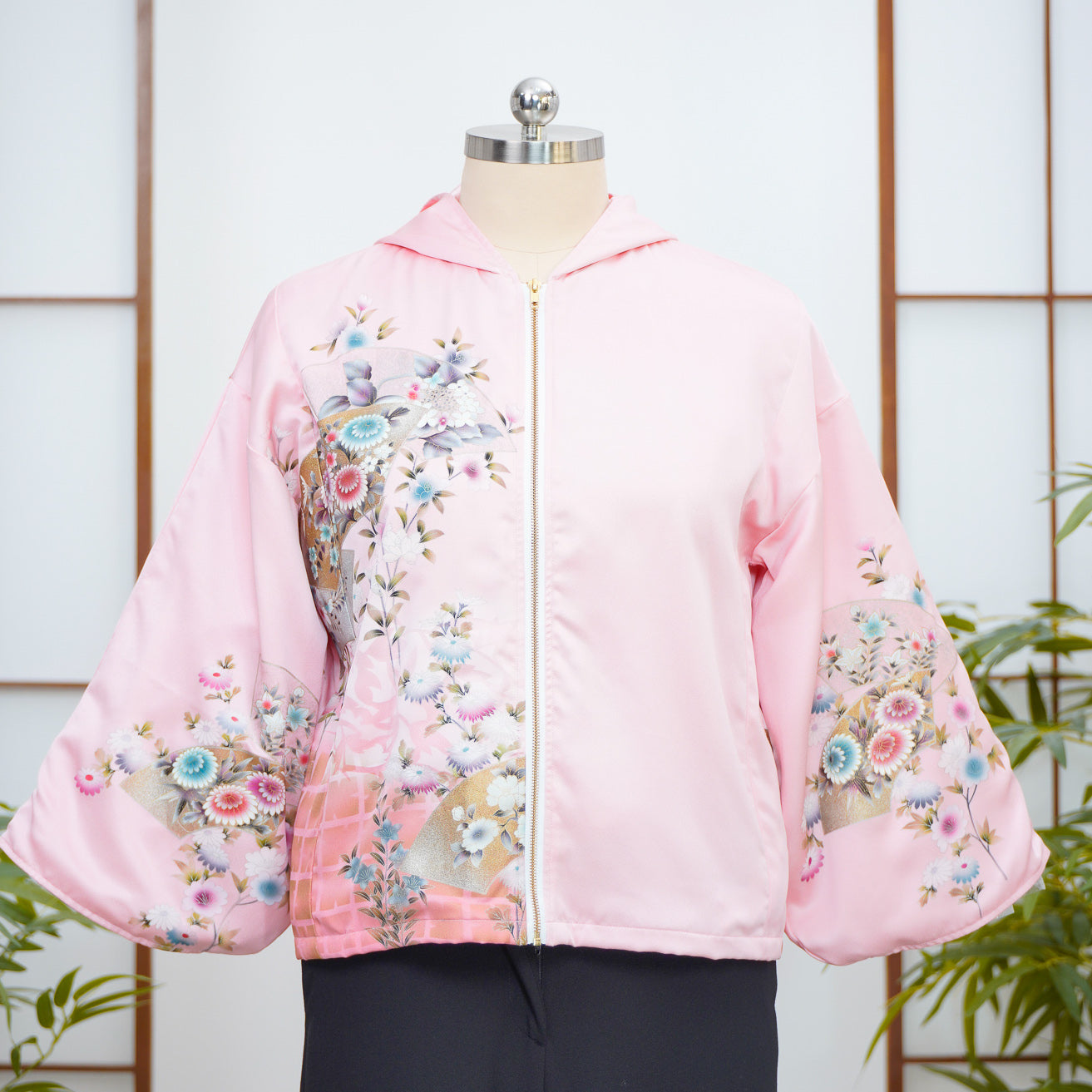 Premium On-hand: Pink Hoodie With Zipper | HWZ7911Y
