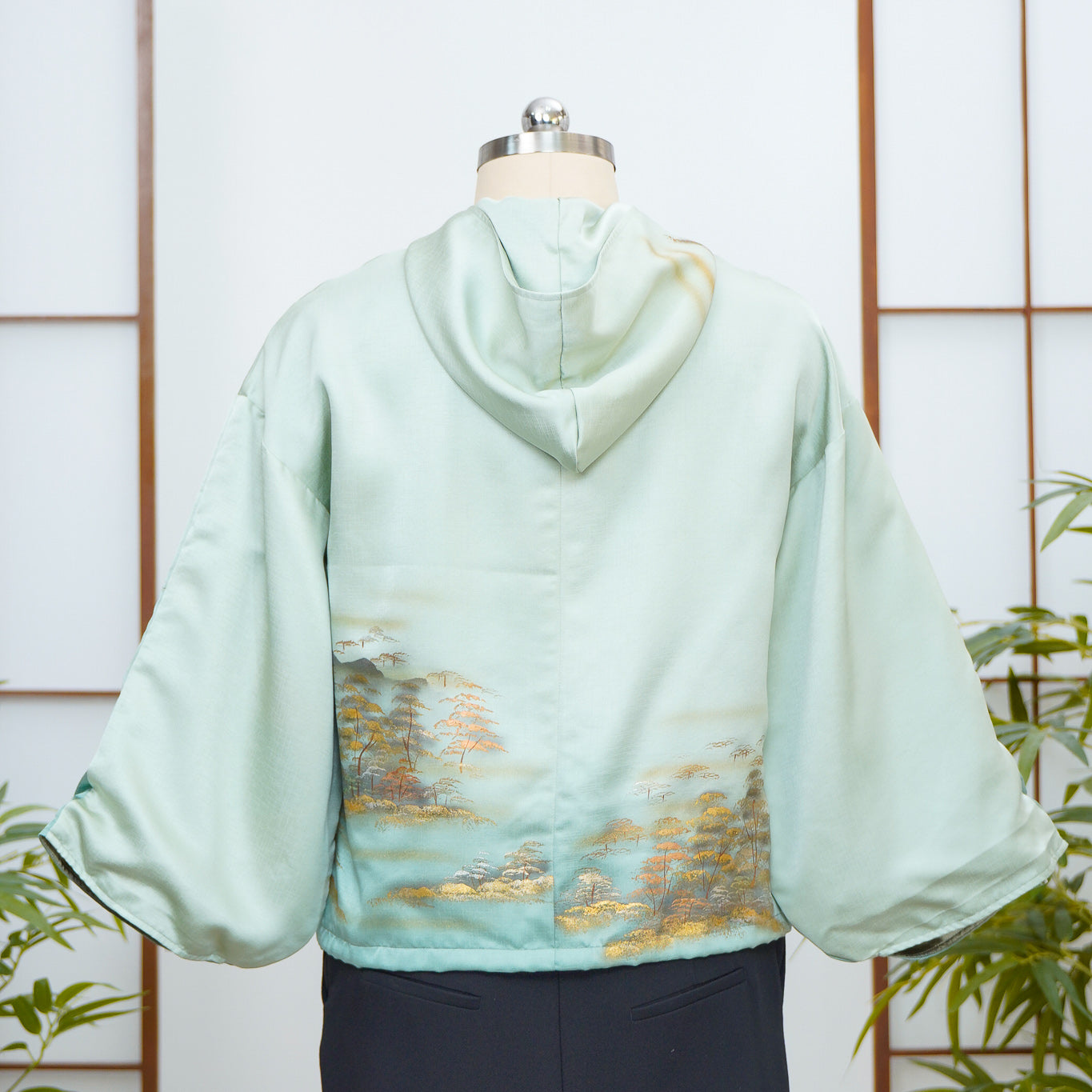 Premium On-hand: Green Hoodie With Zipper | HWZ8016Y