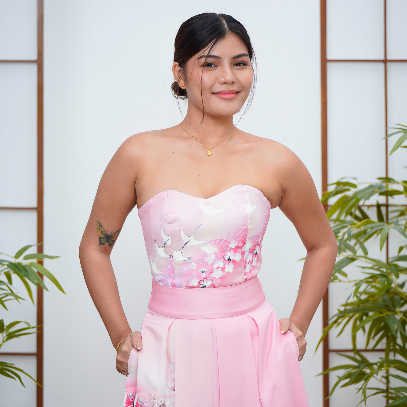 Coming Soon - Premium On-hand: Pink Corset and Circle Skirt Coordinates | C7953M
