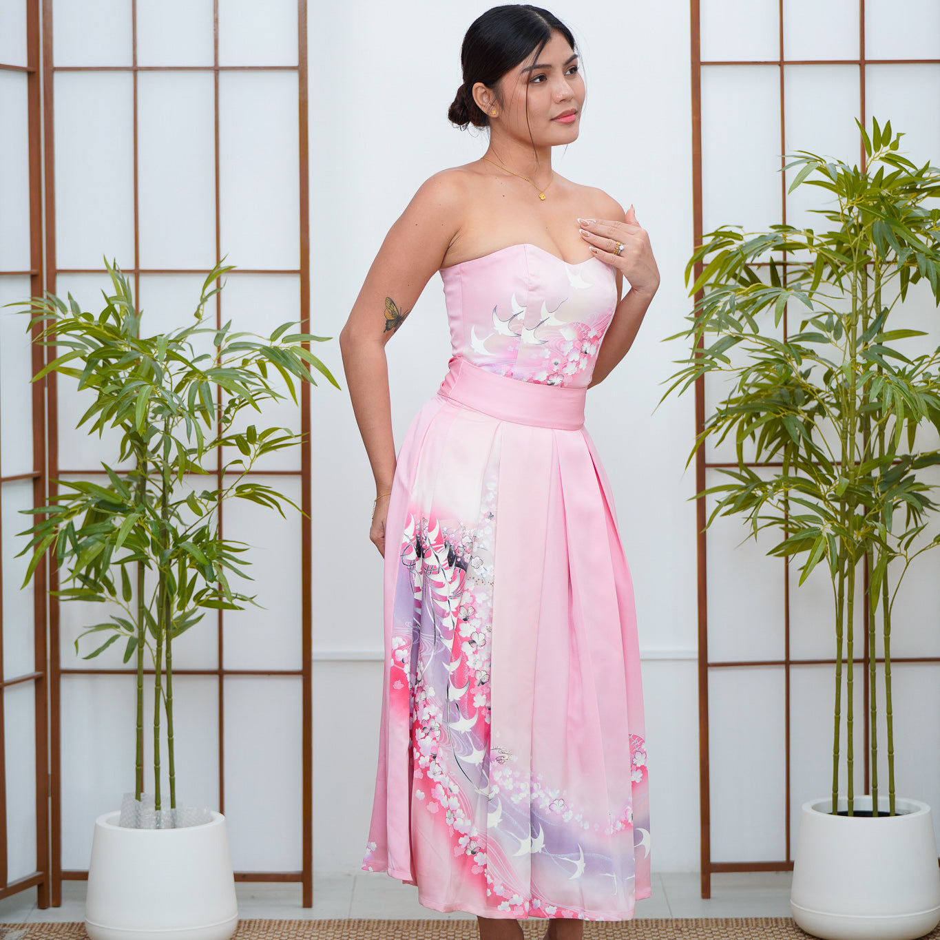 Coming Soon - Premium On-hand: Pink Corset and Circle Skirt Coordinates | C7953M