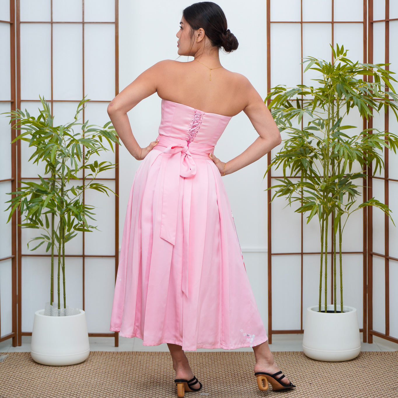 Coming Soon - Premium On-hand: Pink Corset and Circle Skirt Coordinates | C7953M