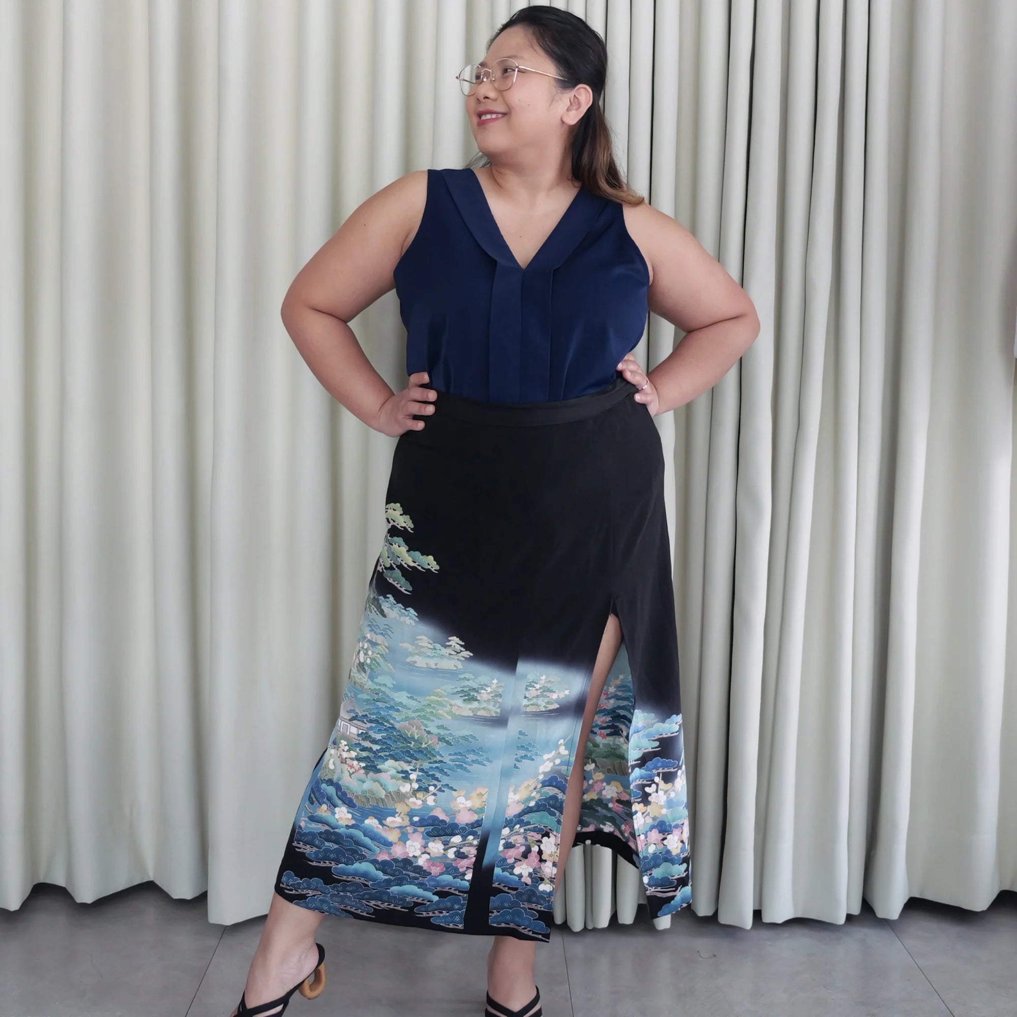 High Slit Skirt