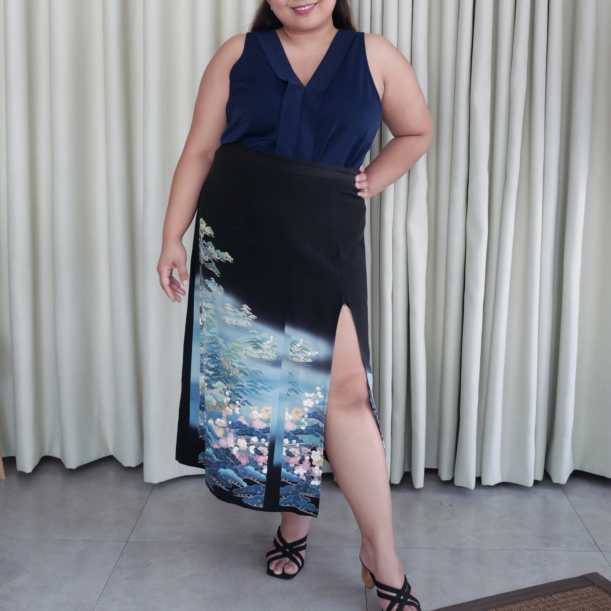 High Slit Skirt