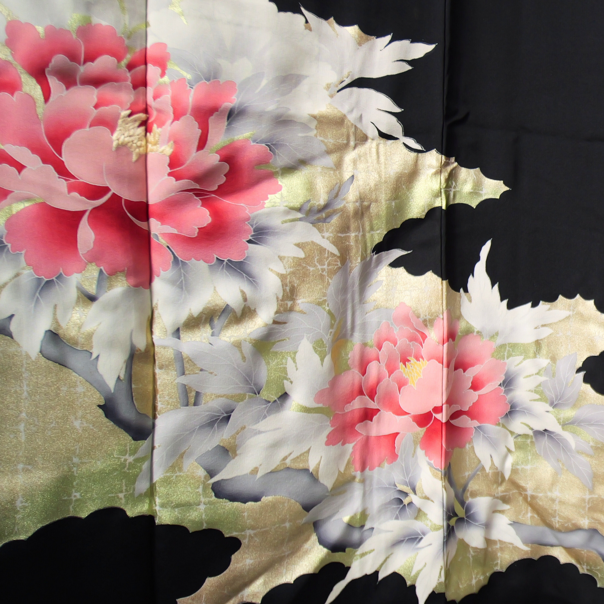 NALB (No Art Left Behind) Fabric: Black Big Flowers MA01-03