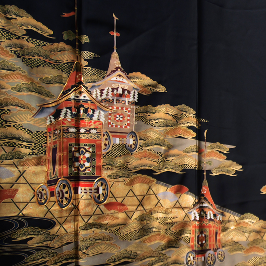 NALB (No Art Left Behind) Fabric: Black Chariots | MA01-05