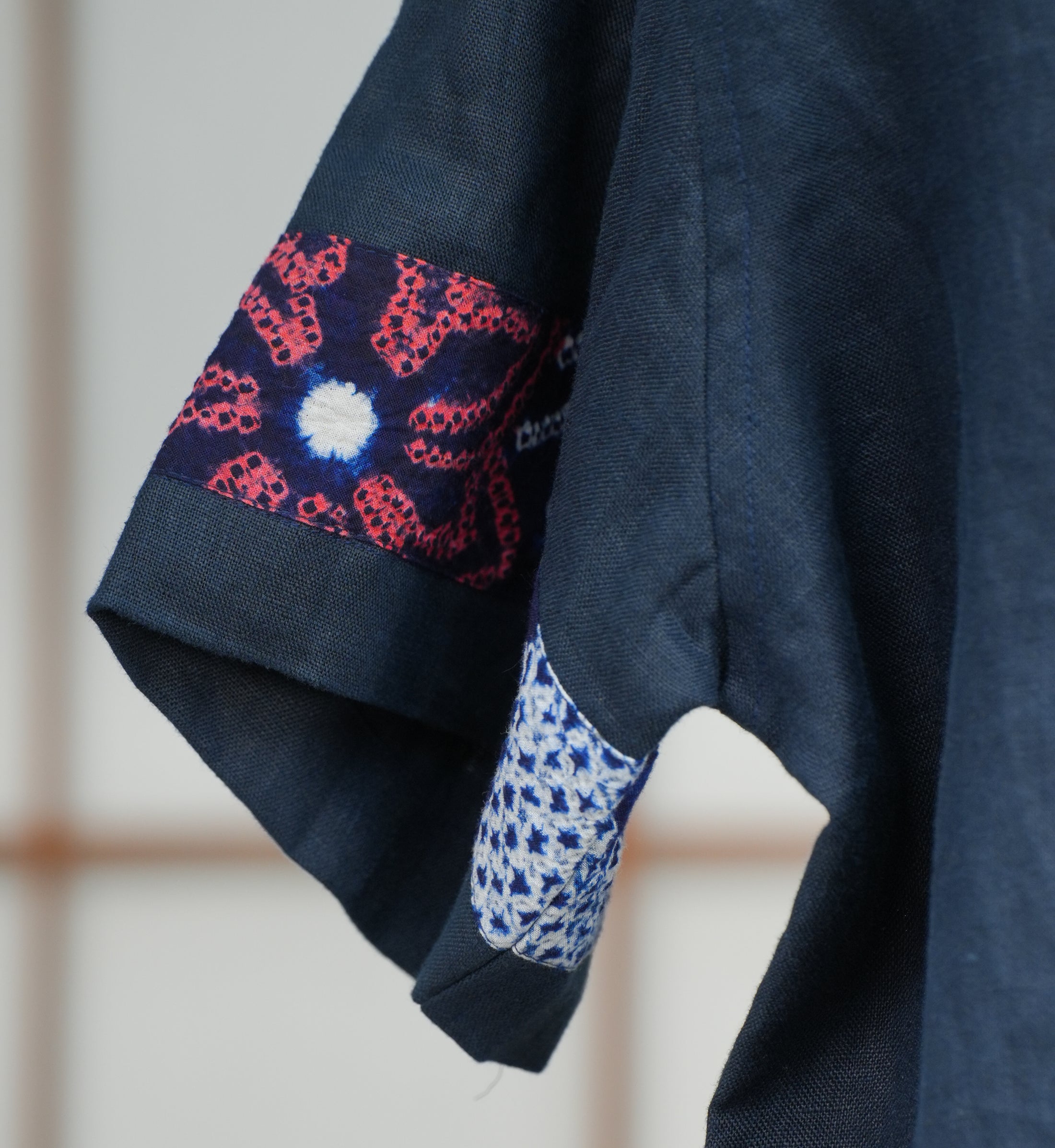 Premium On-hand: Navy Daddy Linen Polo | L | Harry size