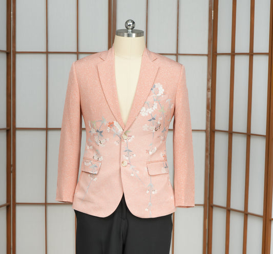 Premium On-hand item: Elegant in Pink | Men's Suit | Large (Harry size)
