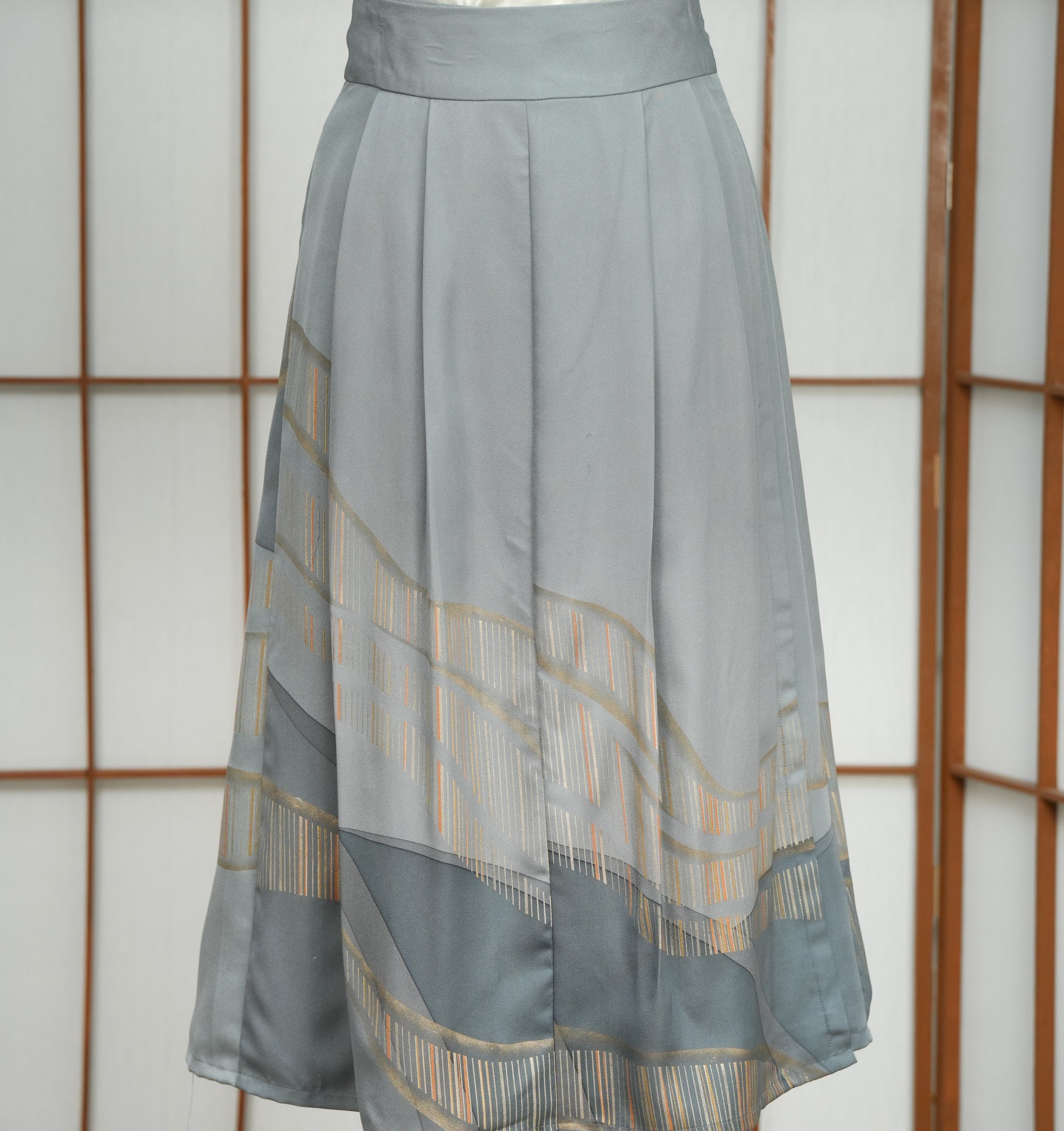 Premium On-hand: Hanbok skirt | Wavy Blue | HS7096M 1P