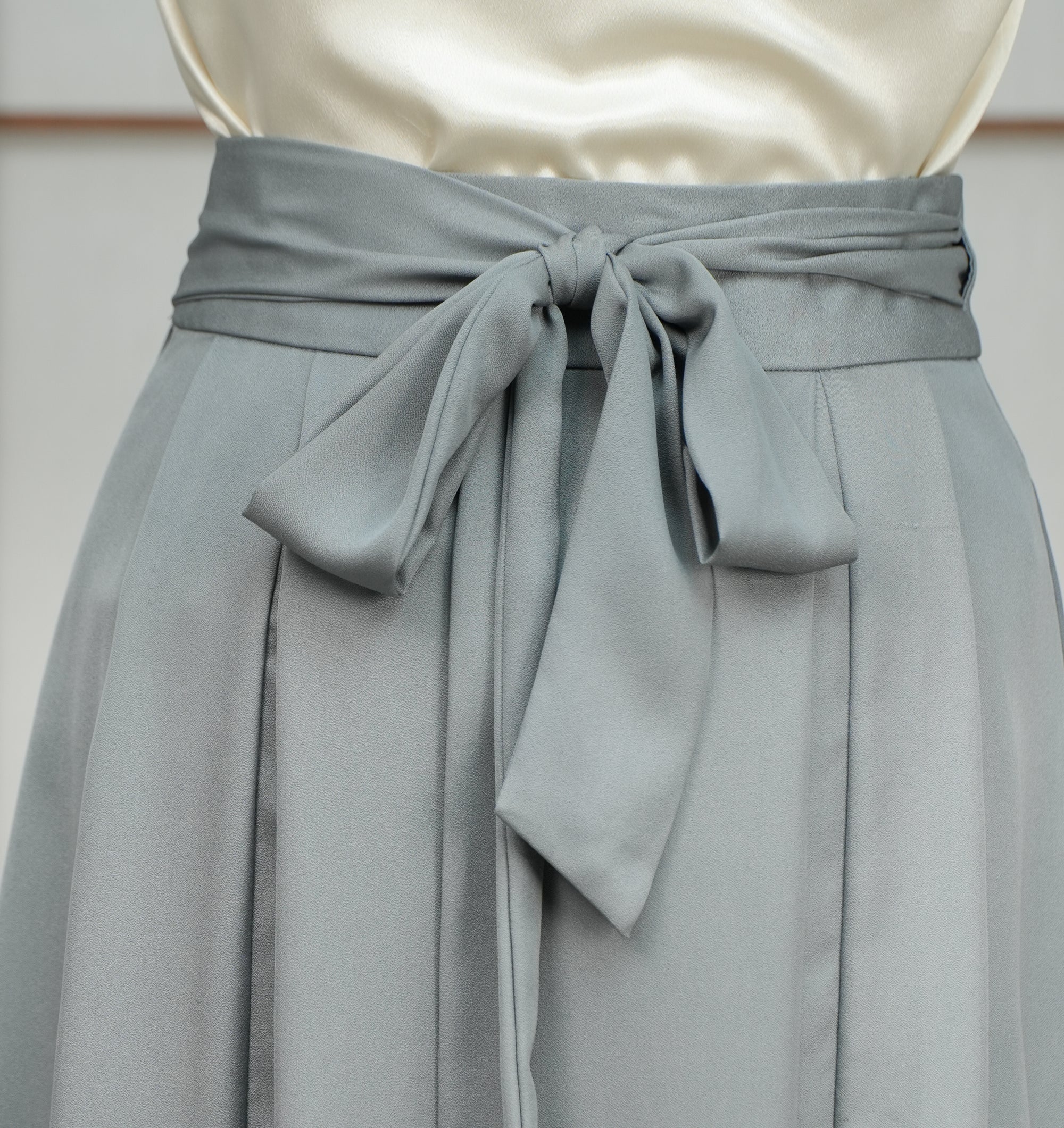 Premium On-hand: Hanbok skirt | Wavy Blue | HS7096M 1P