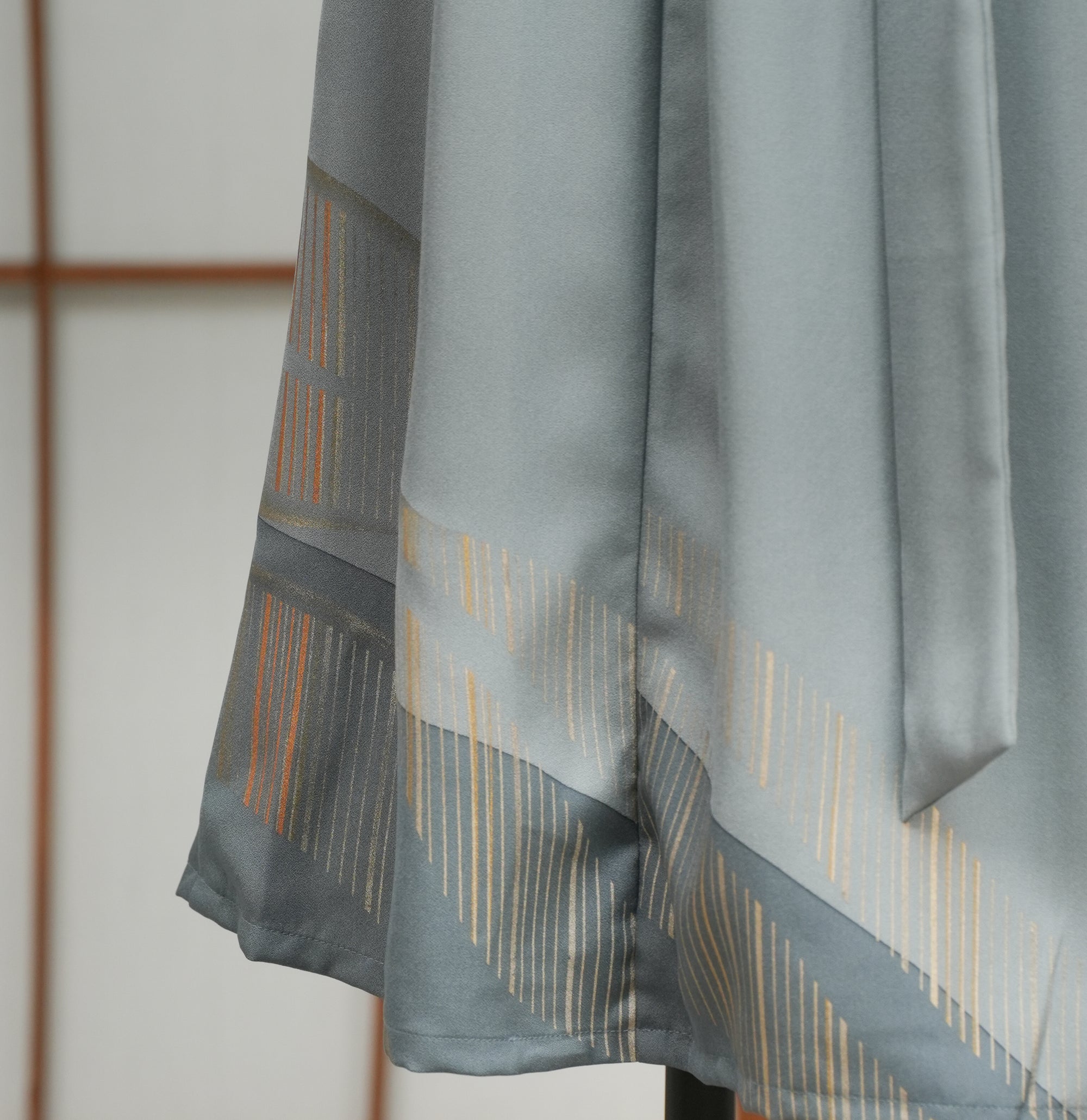 Premium On-hand: Hanbok skirt | Wavy Blue | HS7096M 1P