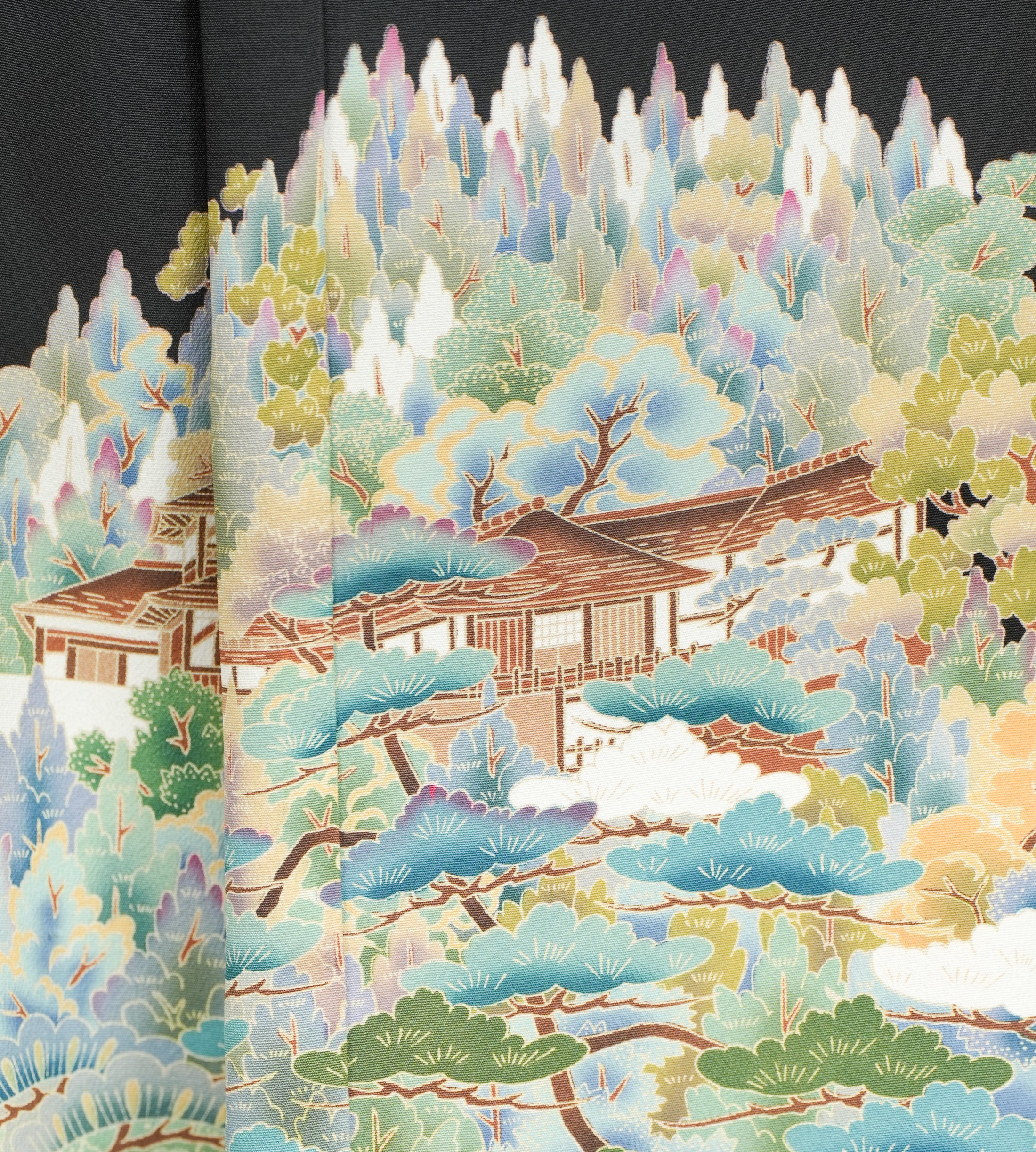 Premium On-hand: Hanbok skirt | Black forest | HS7318 1T