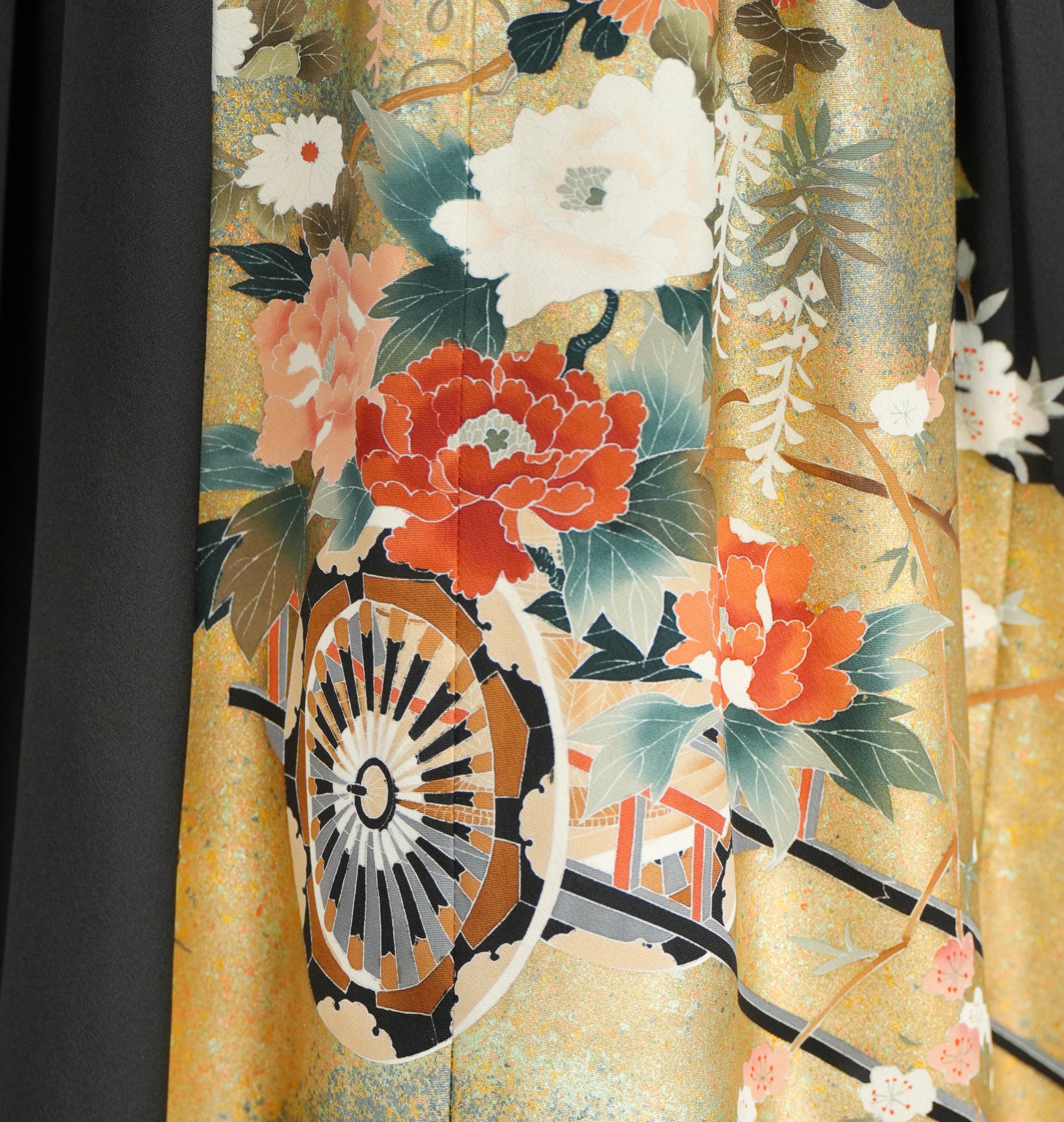 Premium On-hand: Hanbok skirt | Black gold | HS7313 2P
