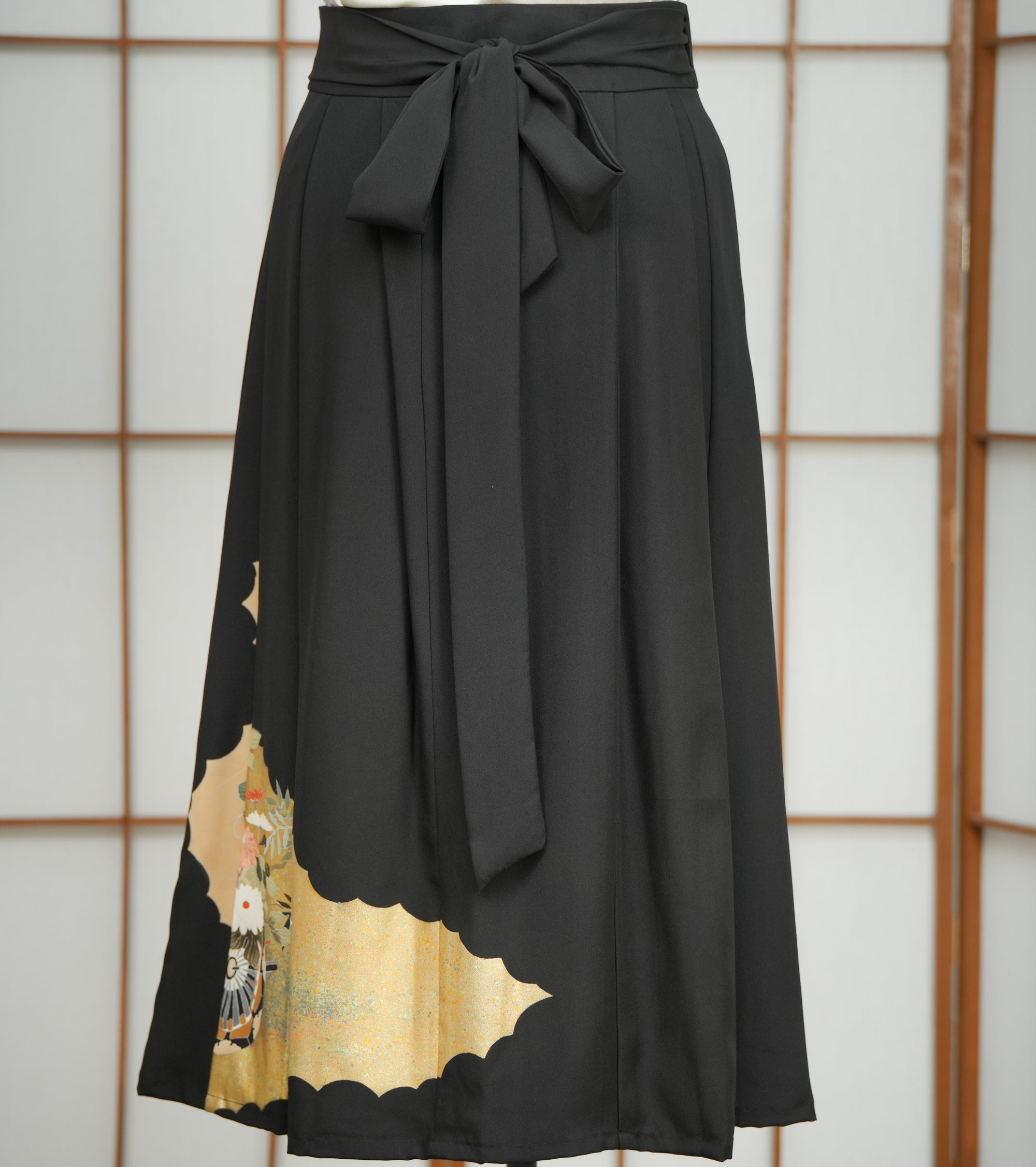 Premium On-hand: Hanbok skirt | Black gold | HS7313 2P