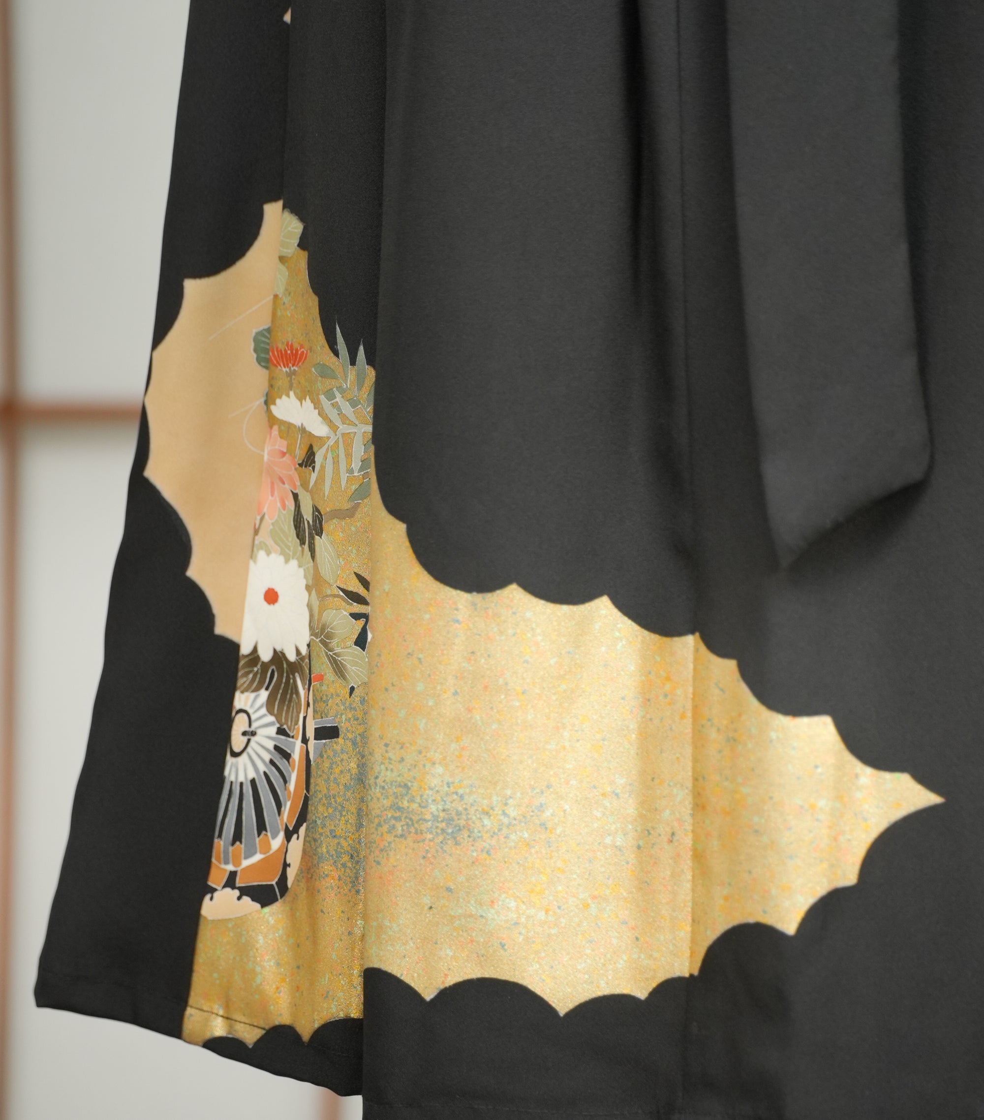 Premium On-hand: Hanbok skirt | Black gold | HS7313 2P