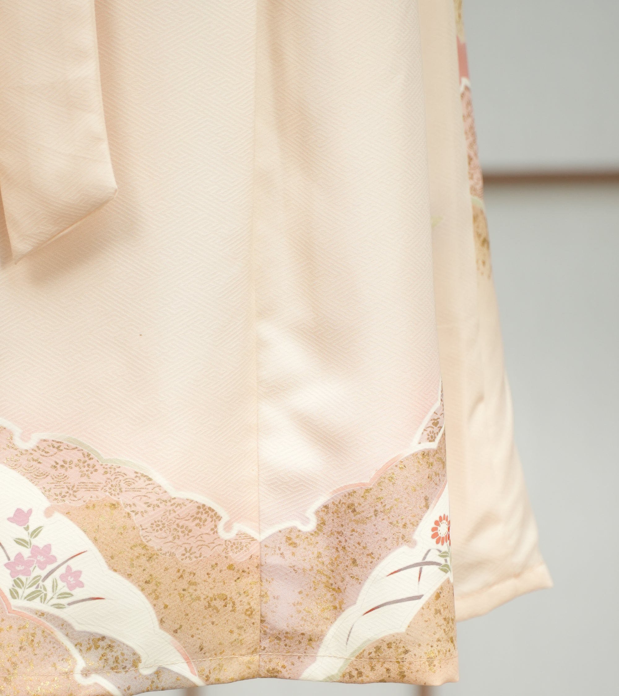Premium On-hand: Cream floral Hanbok skirt | HS7319 2P