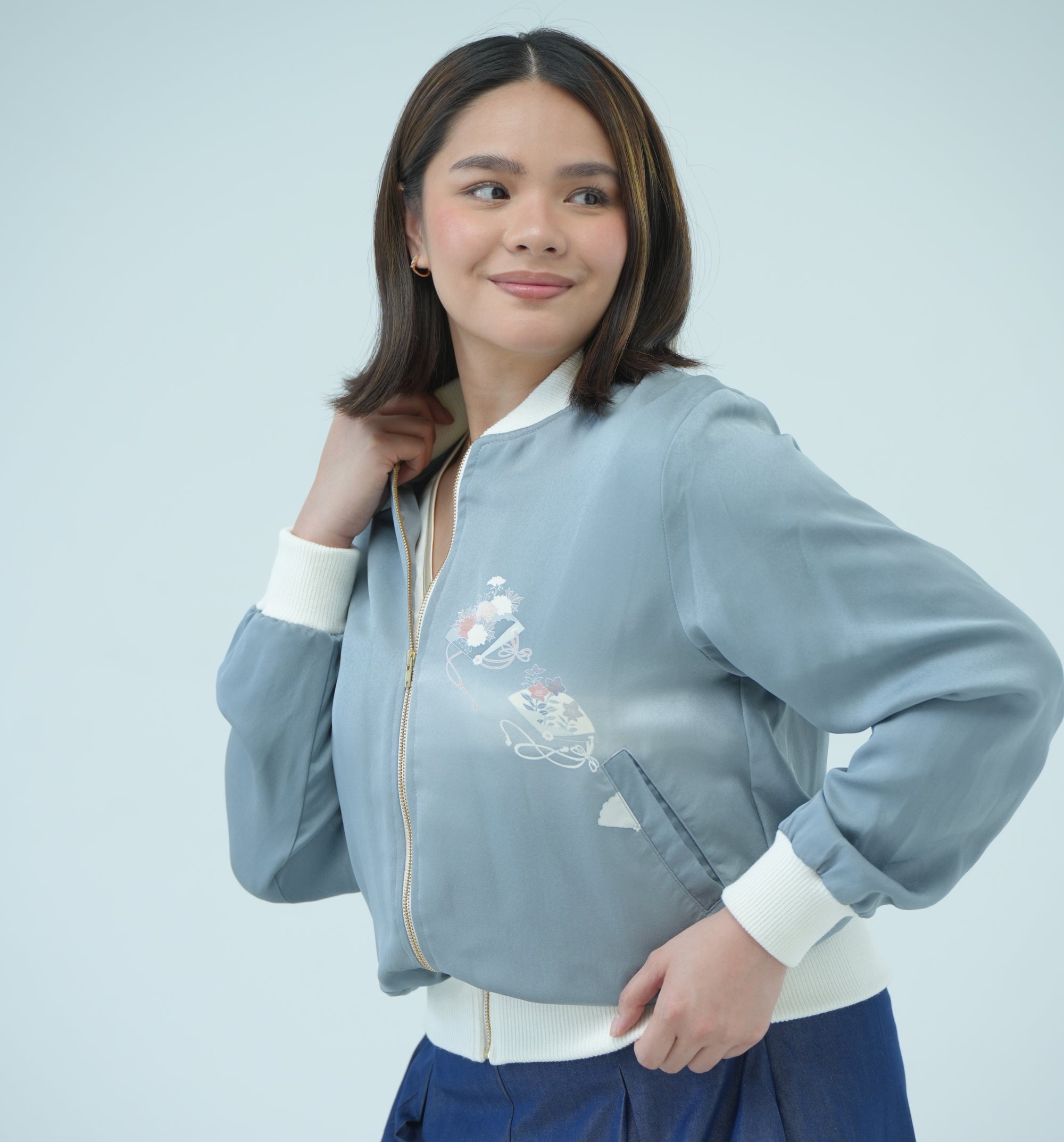 Premium On-hand: Bomber Jacket | BJ6093- bomber blue | LA