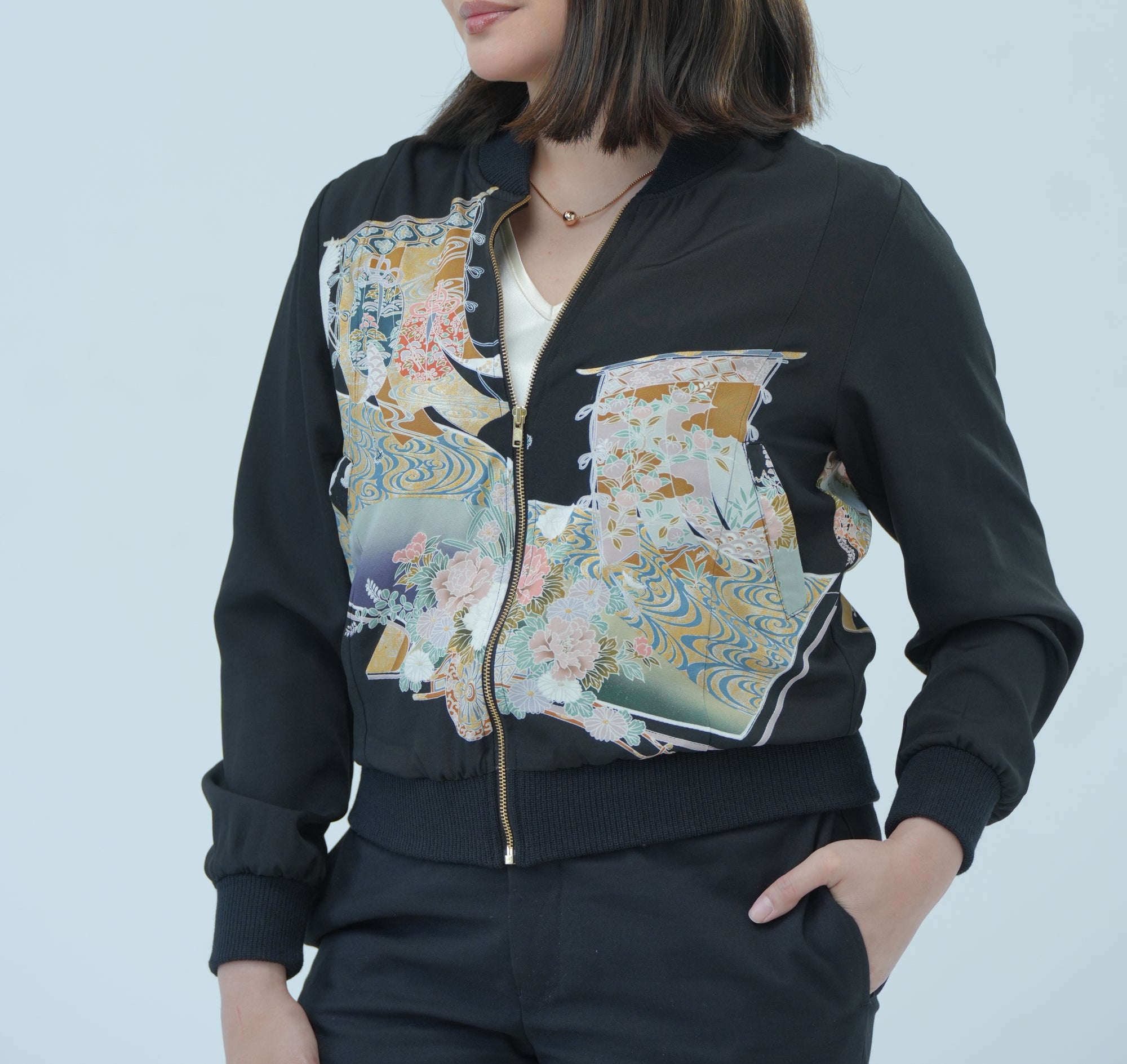 Premium On-hand: Bomber Jacket | BJ6110- bomber black | MB