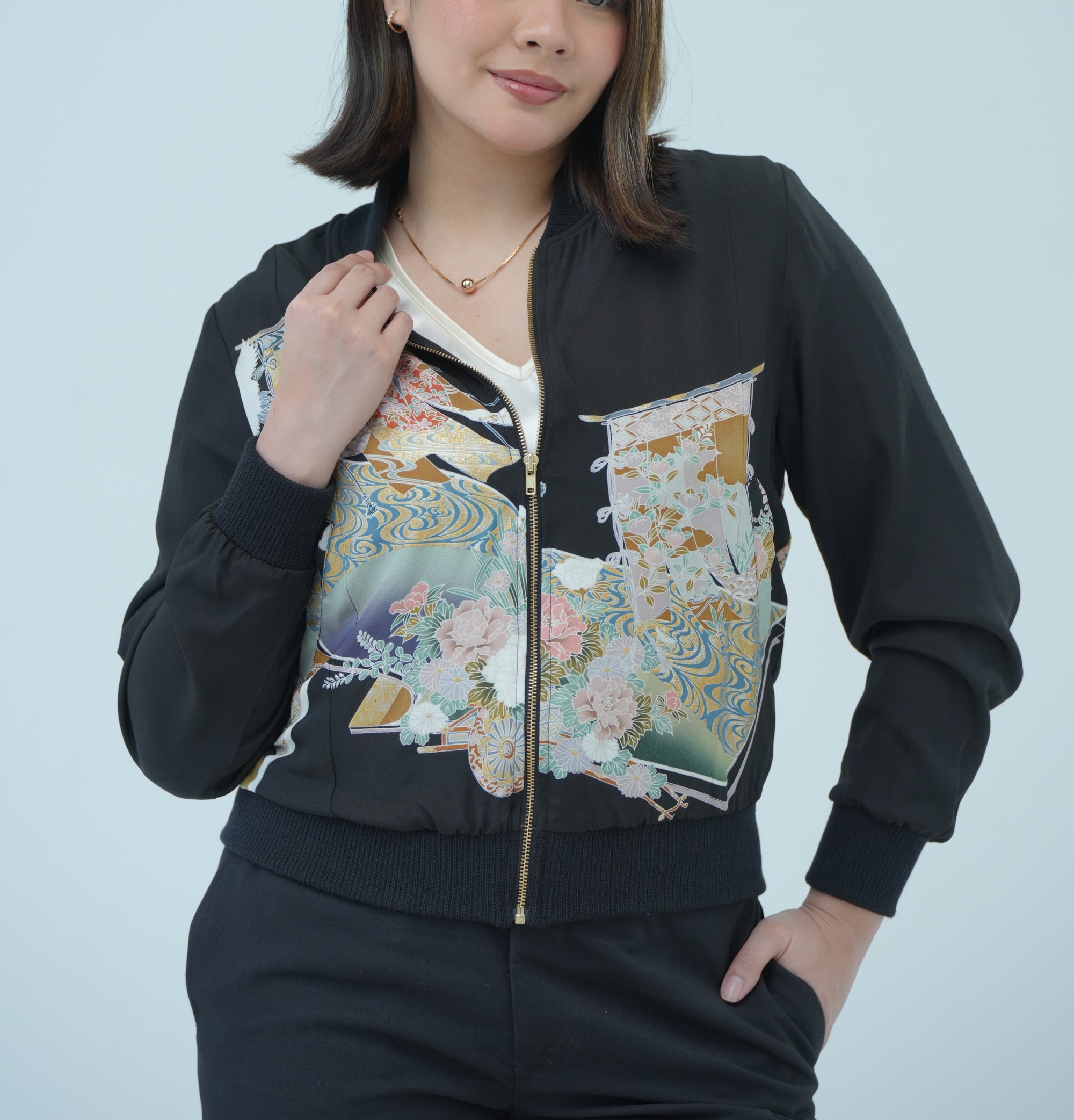 Premium On-hand: Bomber Jacket | BJ6110- bomber black | MB