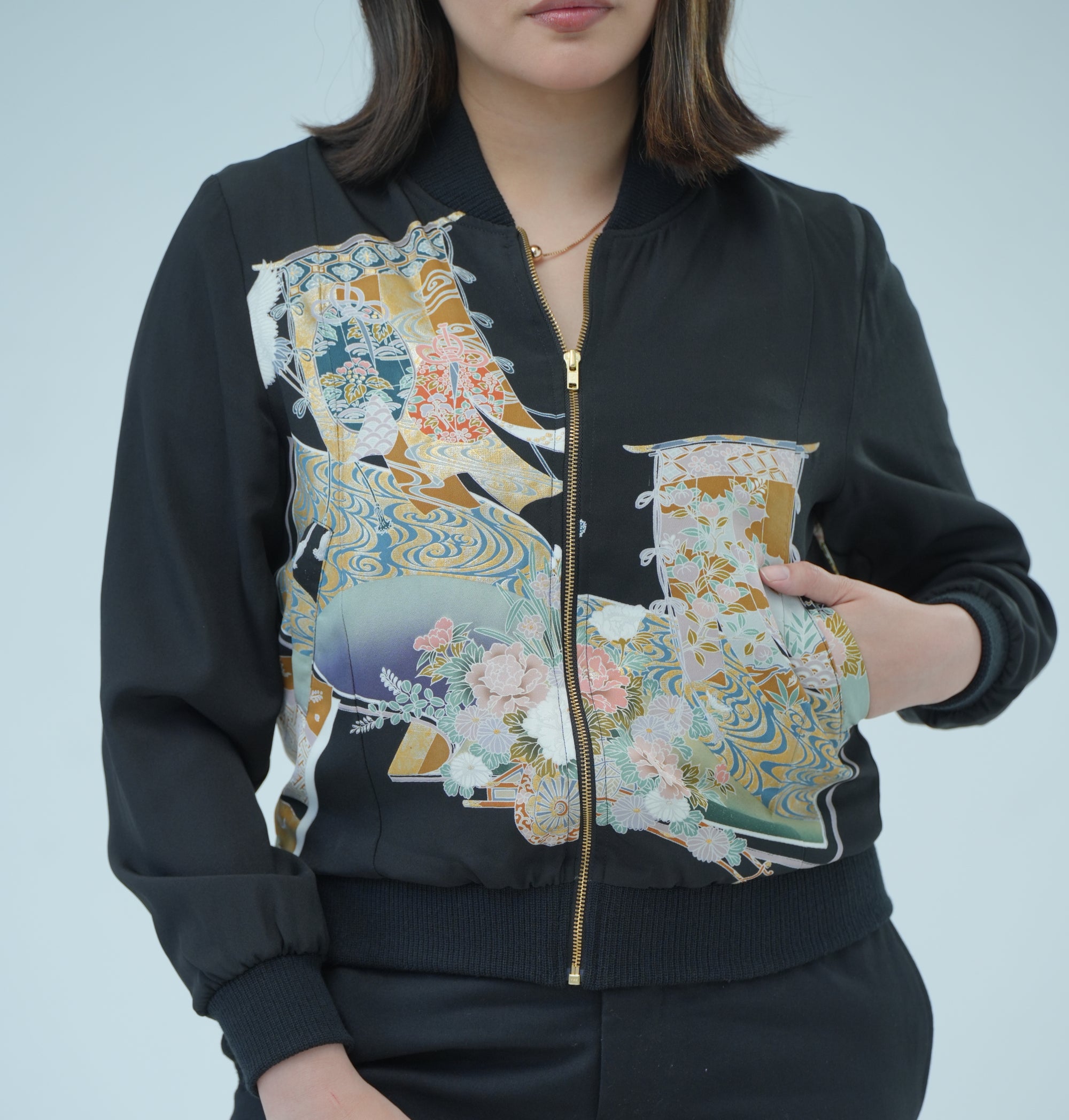 Premium On-hand: Bomber Jacket | BJ6110- bomber black | MB