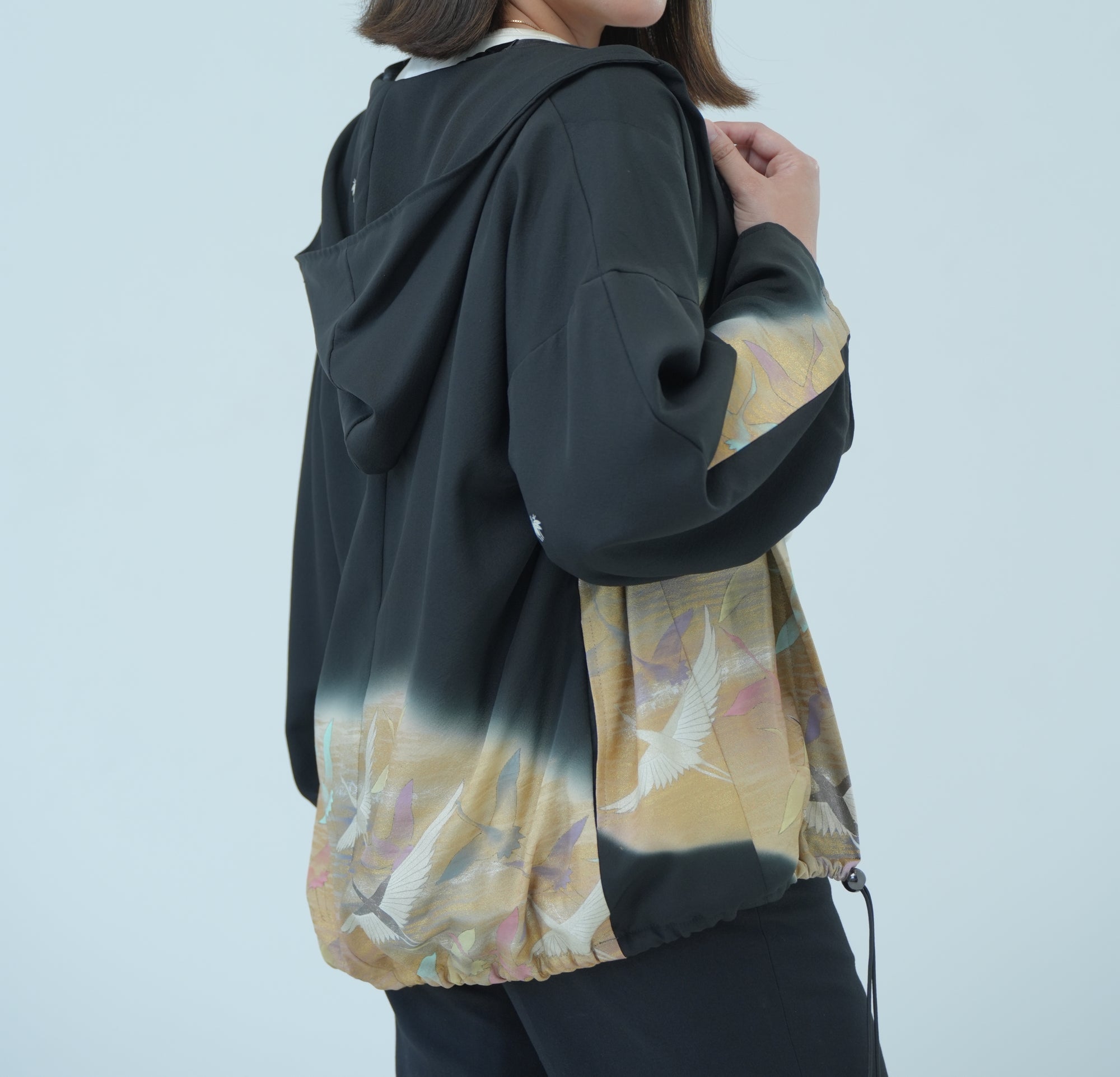 Premium On-hand: H6362- hoodie black gold