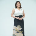 Load image into Gallery viewer, Premium On-hand: Wrap Skirt | 1T Black Peacock | WS7253Y
