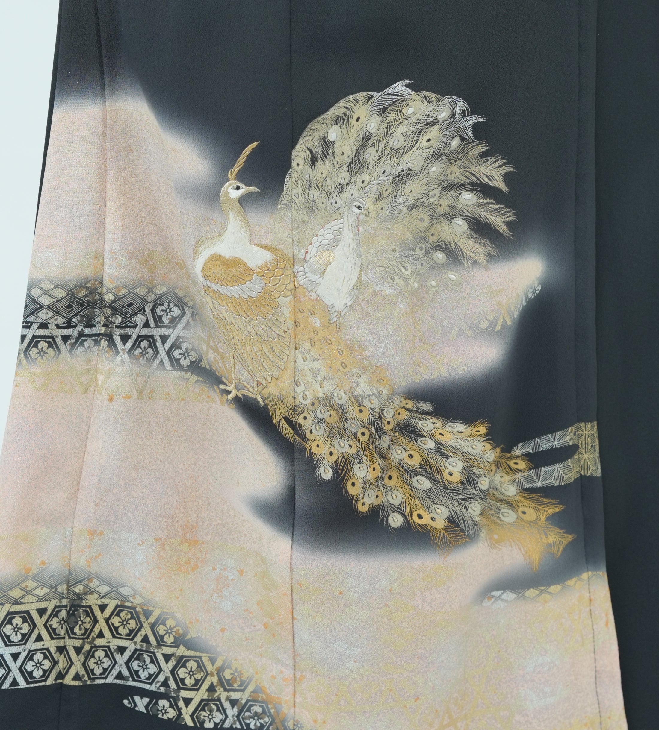 Premium On-hand: Wrap Skirt | 1T Black Peacock | WS7253Y